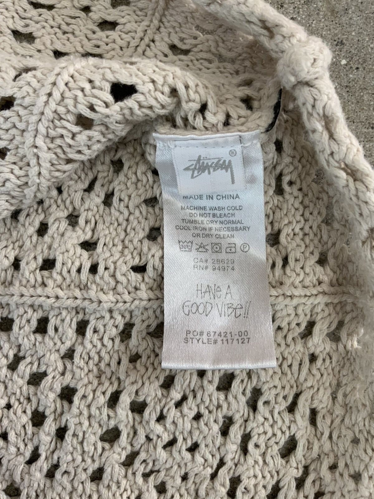 Stussy STUSSY BOXY CROTCHET BUTTON SHIRT Size US M / EU 48-50 / 2 - 3 Thumbnail