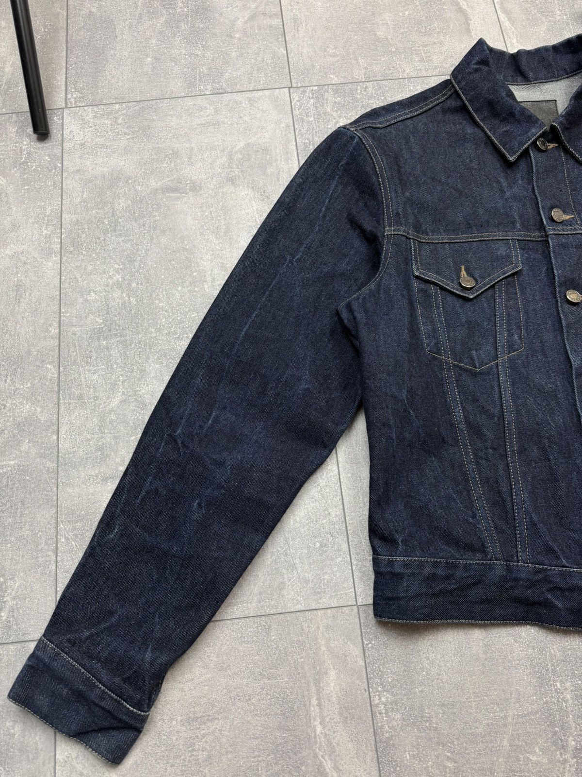 Gucci Gucci Tom Ford 00s Men’s Black Denim Jacket Black Label Size US M / EU 48-50 / 2 - 4 Thumbnail
