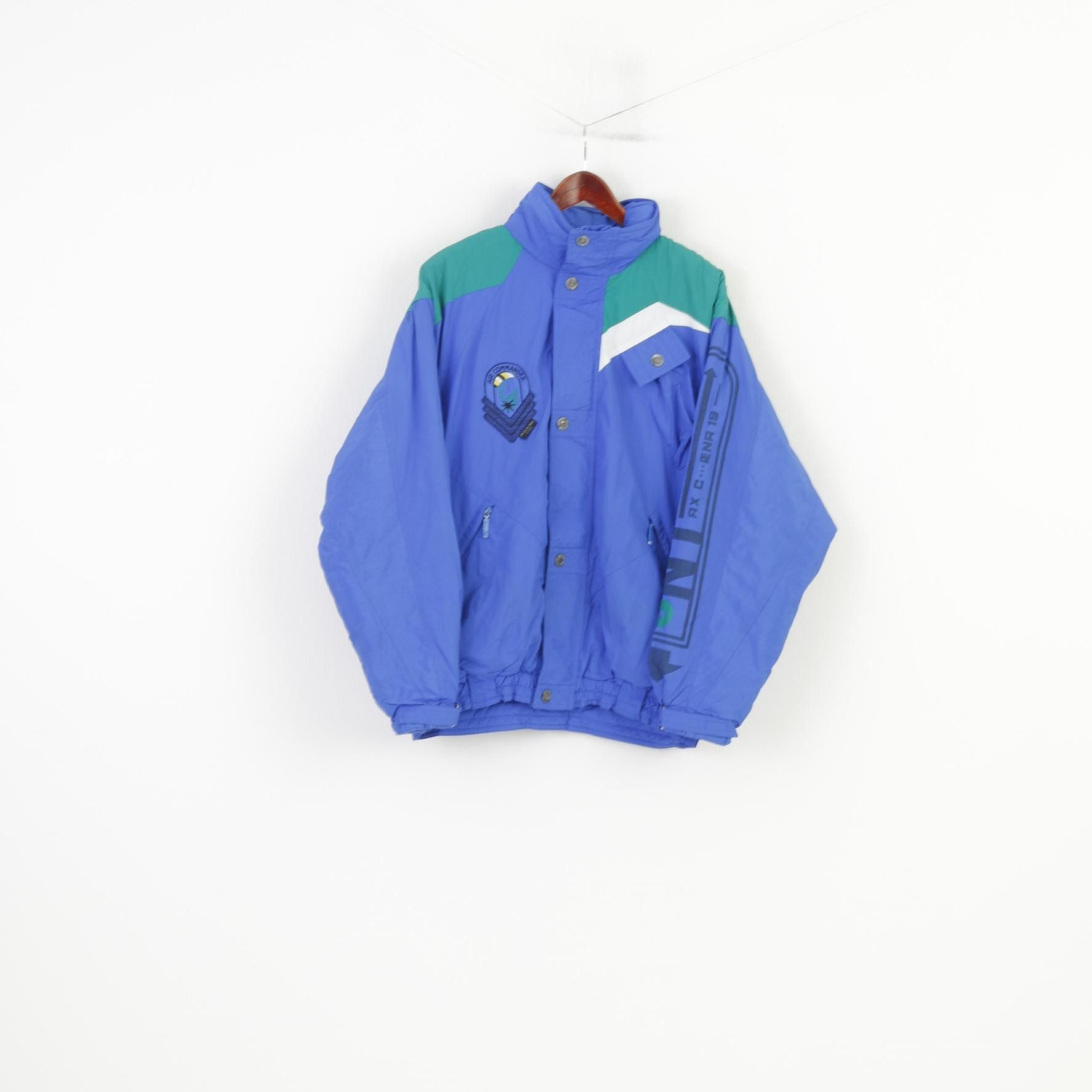 All Sport Allsport Men 50 XL Jacket Blue Full Zipper 10770 Size US XL / EU 56 / 4 - 2 Thumbnail