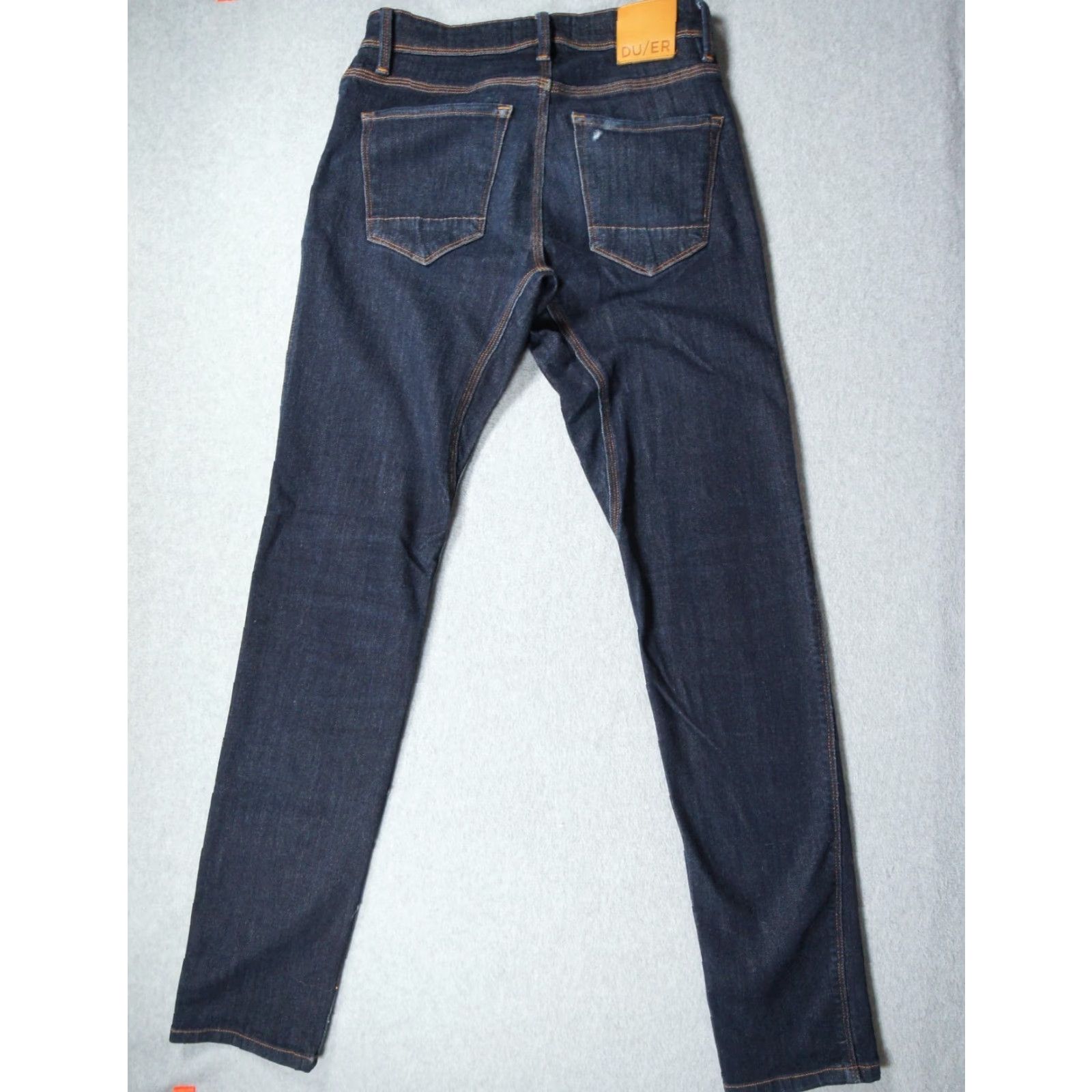 DUER DUER Jeans Mens 30x33 Blue Denim Pants Slim Fit Stretch 5-Pocket Design Casual Casual Size US 30 / EU 46 - 5 Thumbnail