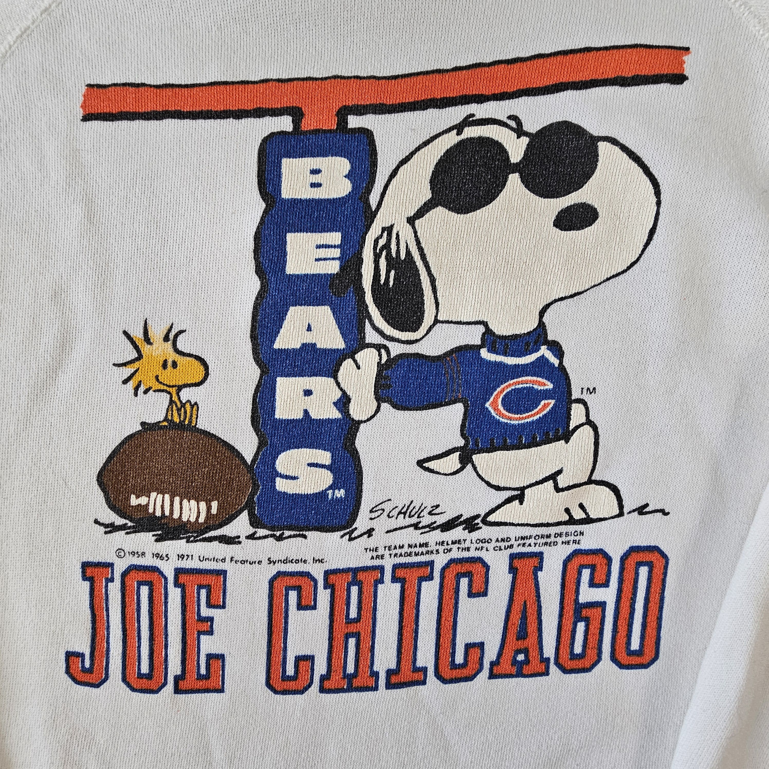 NFL × Peanuts Vintage 1971 Peanuts Snoopy Joe Chicago Bears crewneck Size US XL / EU 56 / 4 - 2 Thumbnail