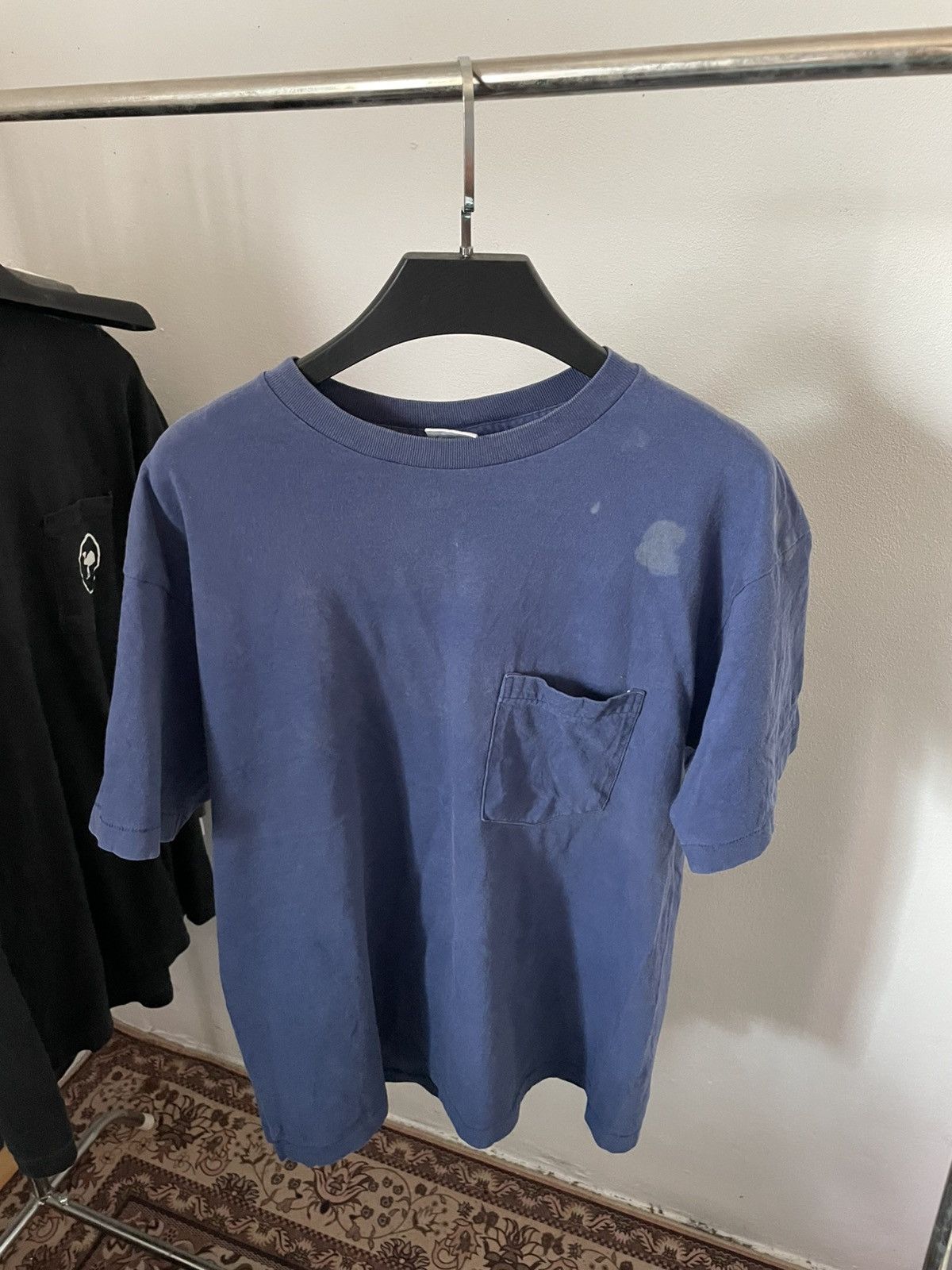 Vintage Vintage 90s GAP Pocket Tee – Made in USA / Sun-Faded Size US L / EU 52-54 / 3 - 1 Thumbnail