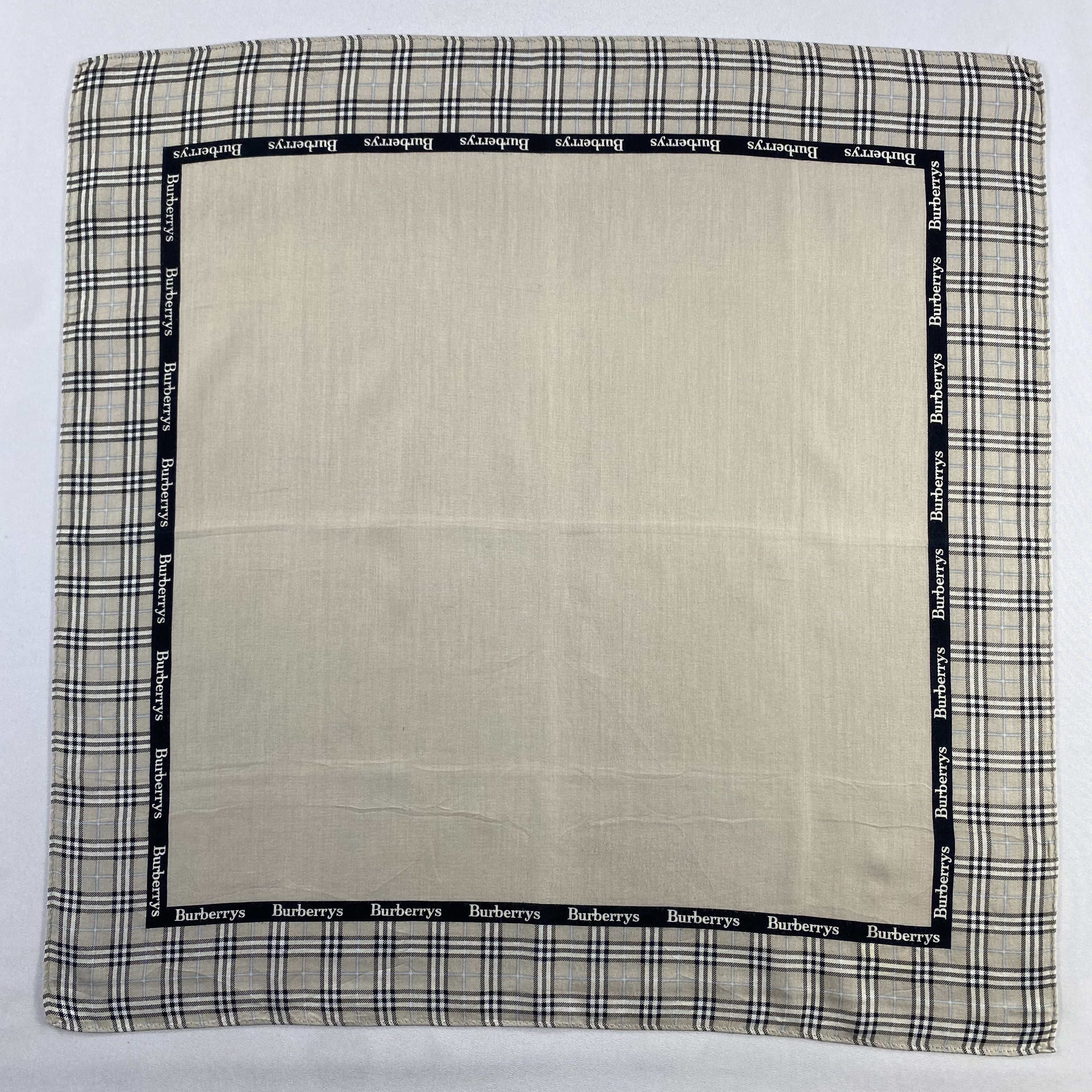 Burberry × Vintage Burberry Handkerchief / Neckerchief / Bandana-P1402 Size ONE SIZE - 1 Thumbnail