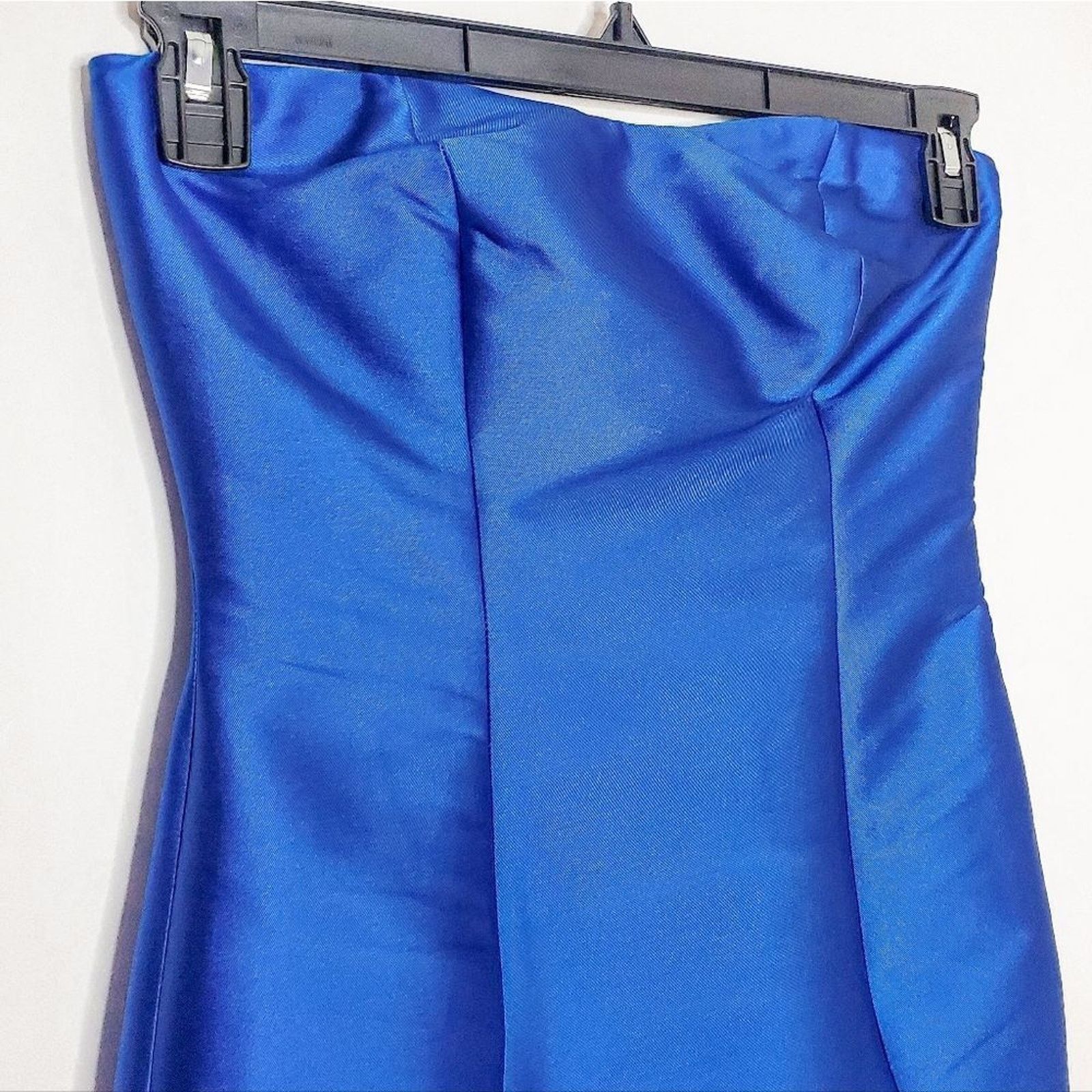 Sachin & Babi Sachin Babi Imperial Blue Cleo Strapless Mermaid Scuba Dress Size XS / US 0-2 / IT 36-38 - 3 Thumbnail