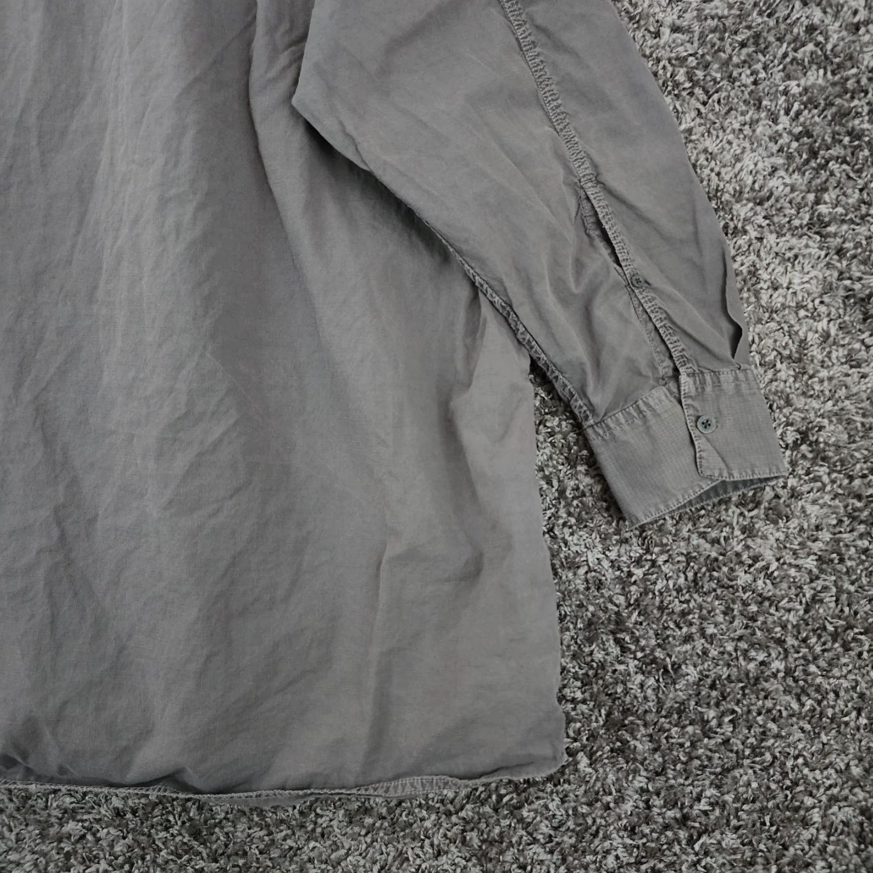 Calvin Klein Calvin Klein Mens Gray Distressed Long Sleeve Button-Up Size 4X Big & Tall Size US XXL / EU 58 / 5 - 7 Thumbnail