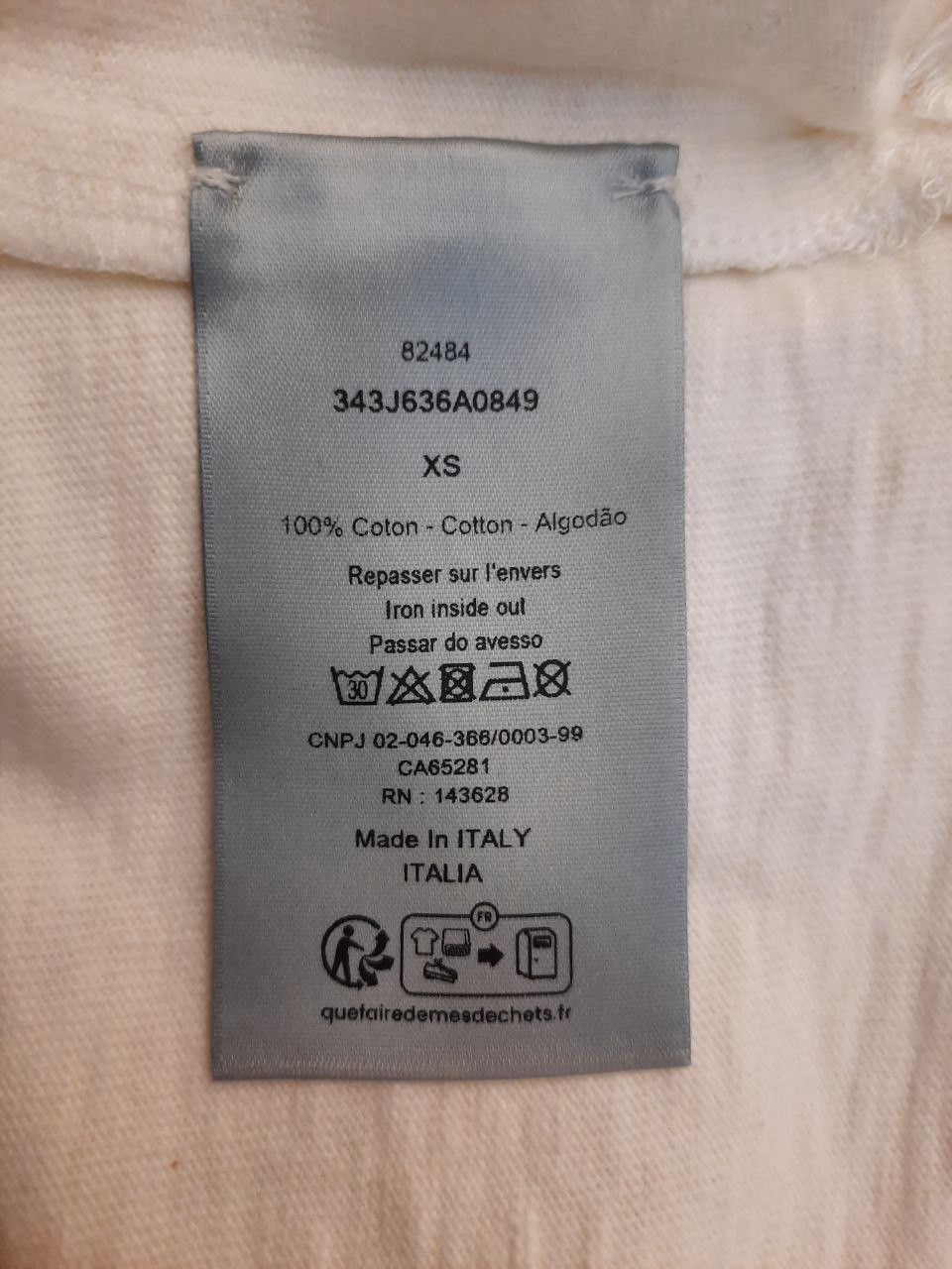 Dior Christian Dior Couture Distressed Logo Tee Size US XS / EU 42 / 0 - 3 Thumbnail