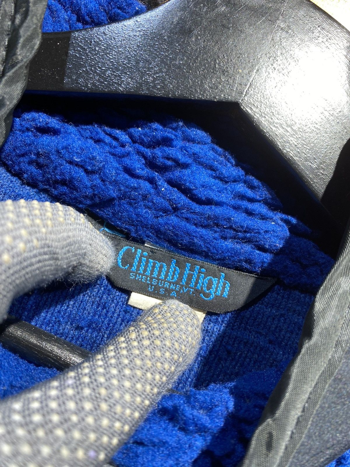 Vintage Vintage Climb High USA Blue Sherpa Fleece Jacket Outdoor Size US M / EU 48-50 / 2 - 6 Thumbnail