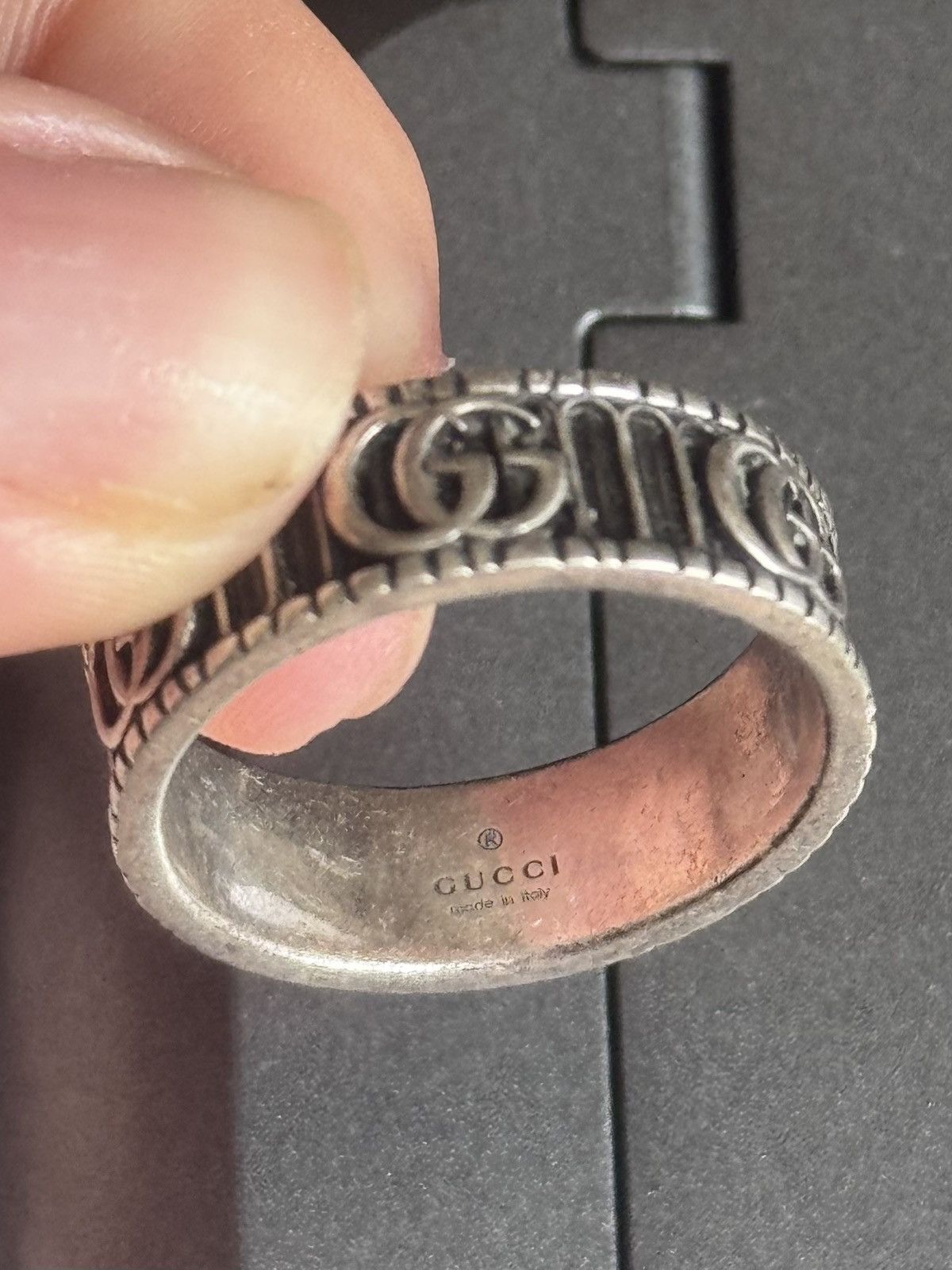Gucci Gucci GG Marmont wide ring Size ONE SIZE - 3 Thumbnail