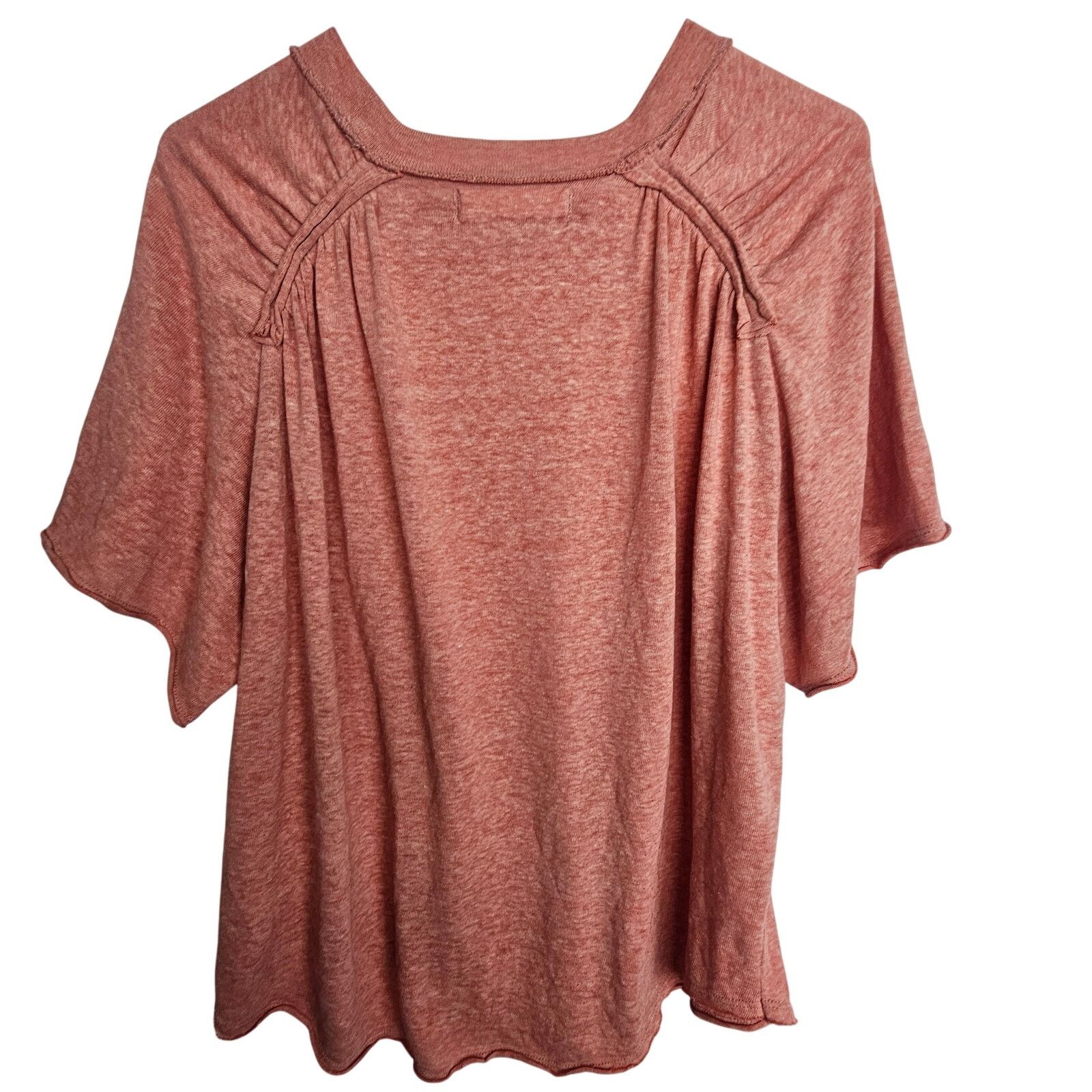 Free People Free People Kyota Slub Tee M Boho Raglan Burnout Slouchy Size M / US 6-8 / IT 42-44 - 9 Thumbnail