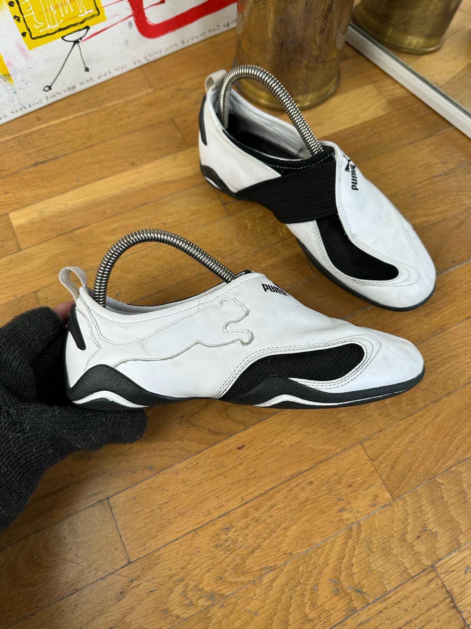 Puma Vintage 2000s Puma Ripple Slip-On Sneakers Size US 6.5 / IT 36.5 - 8 Thumbnail