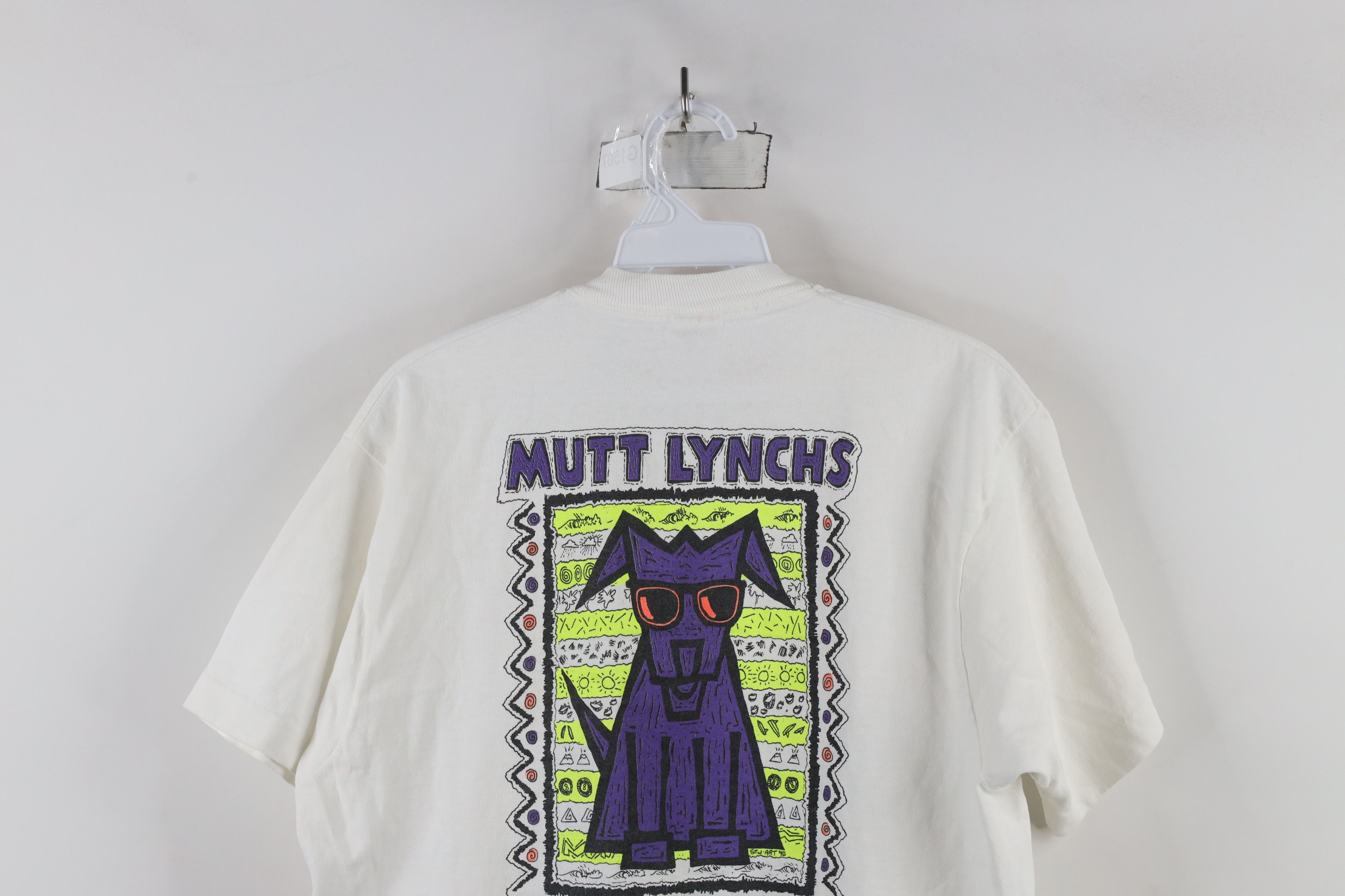 Vintage Vintage 90s Streetwear Lynchs Newport Beach Dog T-Shirt USA Size US L / EU 52-54 / 3 - 14 Thumbnail