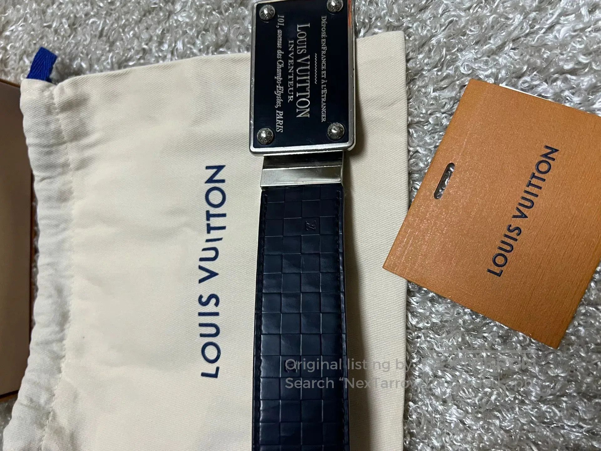 Louis Vuitton Louis Vuitton Men's Reversible Belt. Size ONE SIZE - 5 Thumbnail