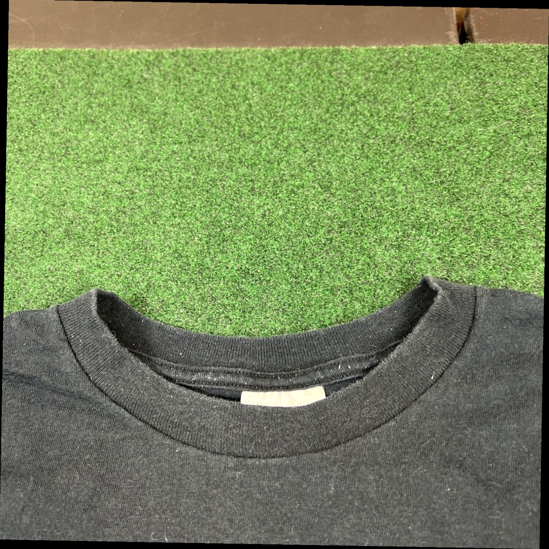 Nike Vintage 90s Nike Embroidered Swoosh T Shirt Black Travis Scott Check Logo Med Size US M / EU 48-50 / 2 - 4 Thumbnail