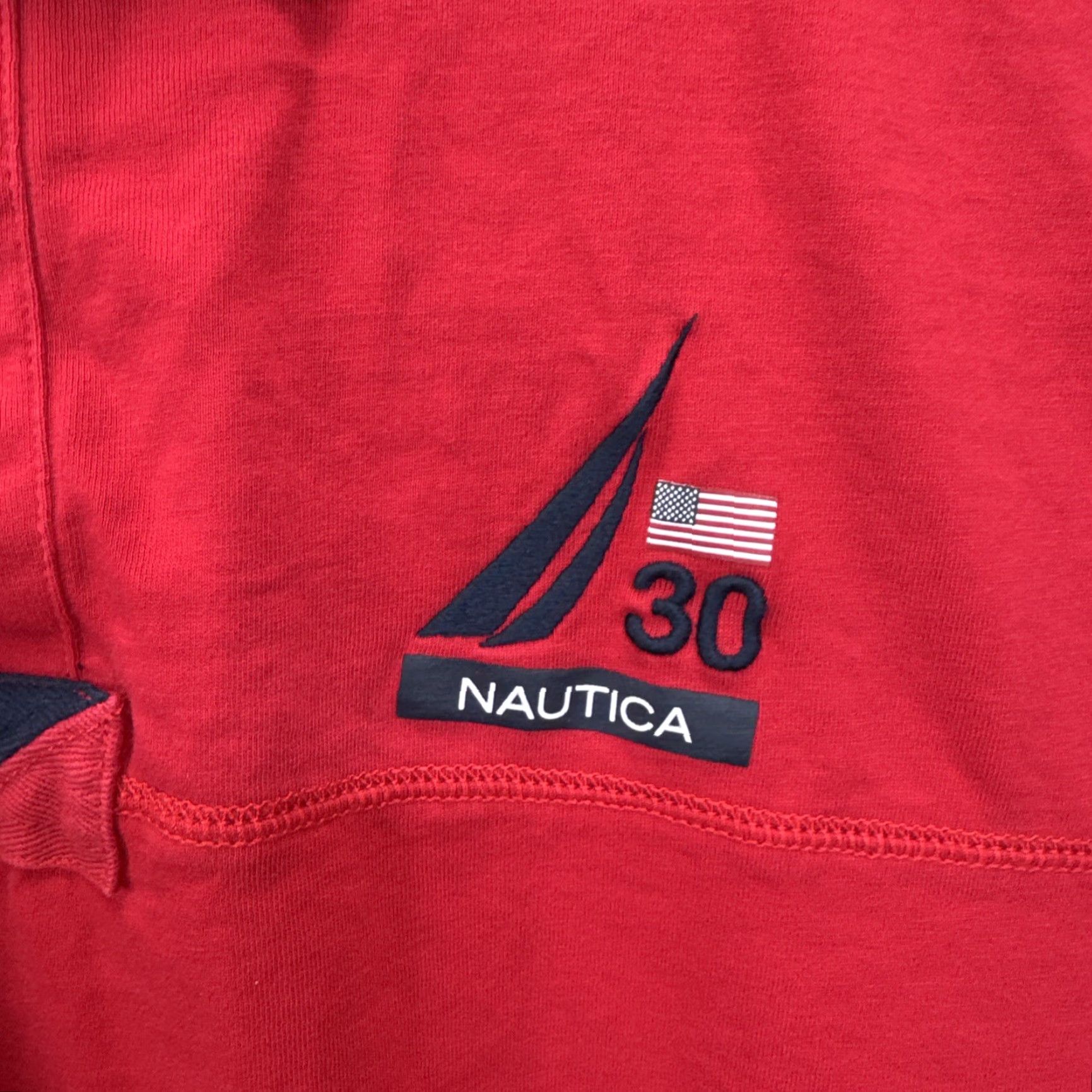 Nautica Nautica Polo Shirt Mens XXL Red White Blue Short Sleeve Sailing USA Polo Shirt Malinputs? Wait. Size US XXL / EU 58 / 5 - 6 Thumbnail