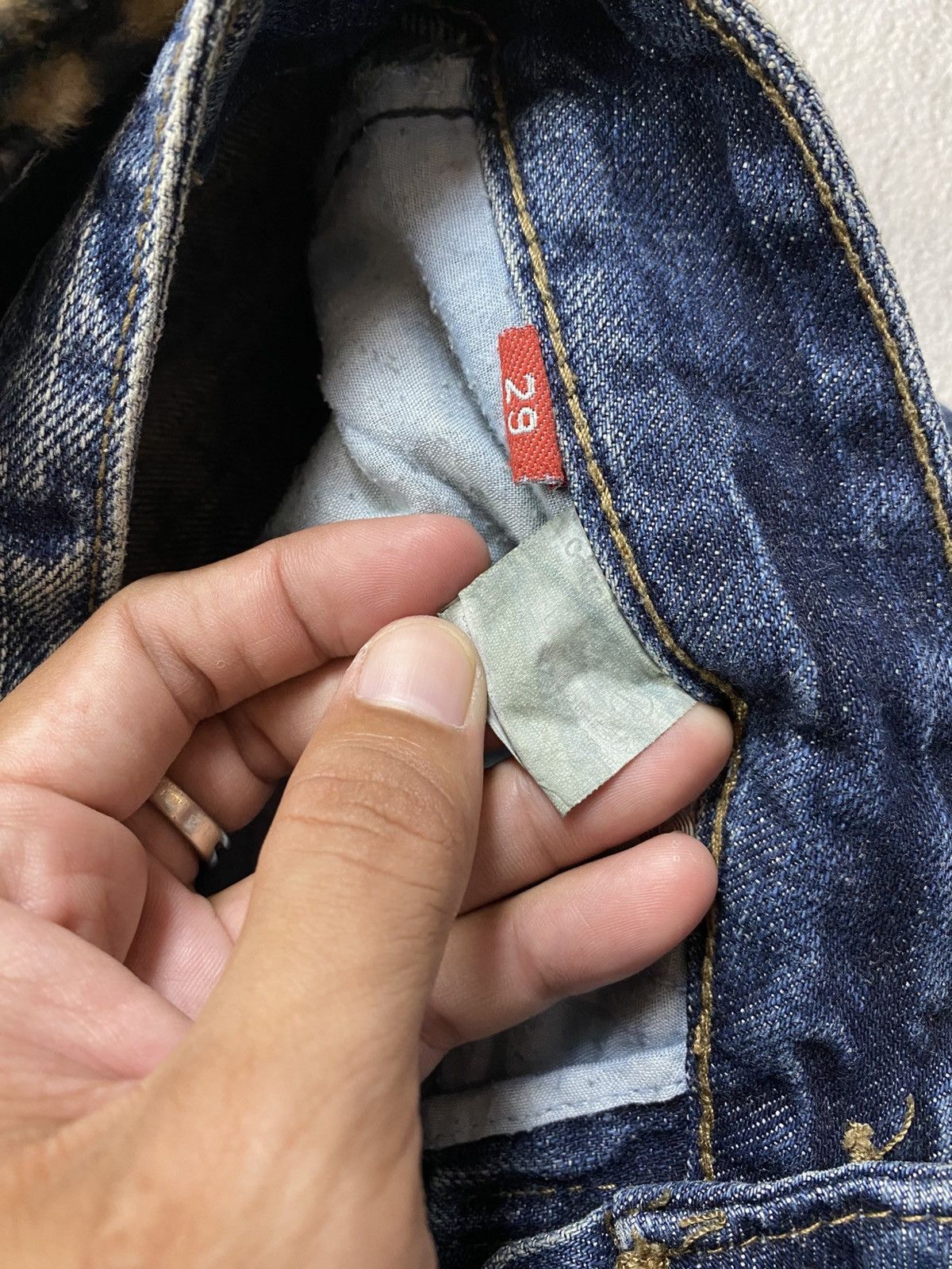 If Six Was Nine × Japanese Brand 2000s AFT Distressed opium style jean Size US 31 - 6 Thumbnail
