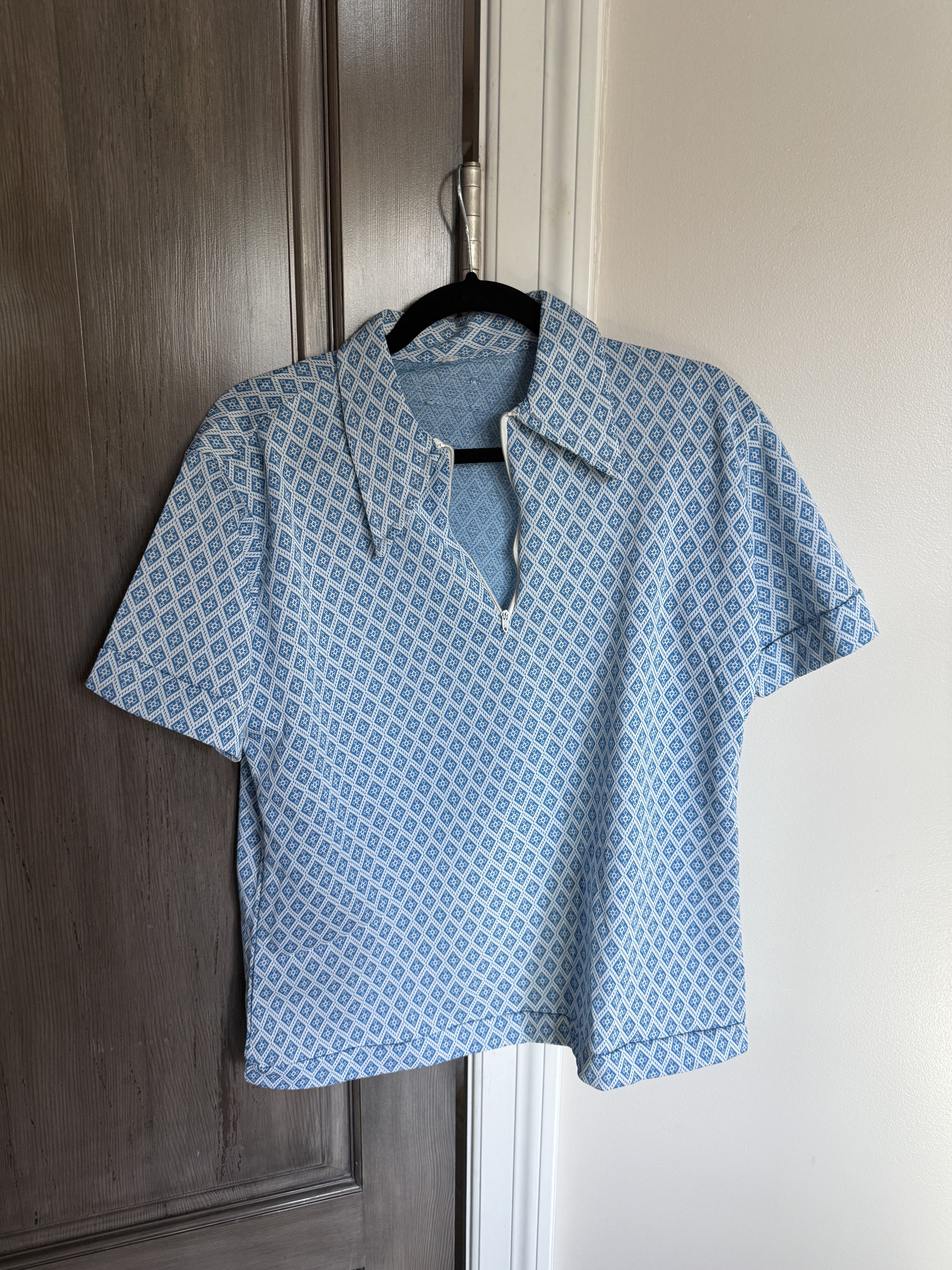 Vintage Mexican Vintage Zipper Polo 70s/ 80s Size US M / EU 48-50 / 2 - 1 Thumbnail