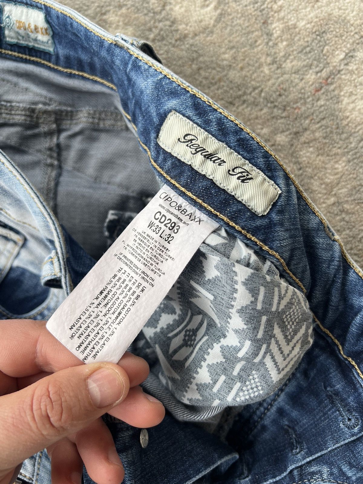 Japanese Brand × Vintage Cipo & Baxx Vintage Denim Pants Size US 33 - 9 Thumbnail