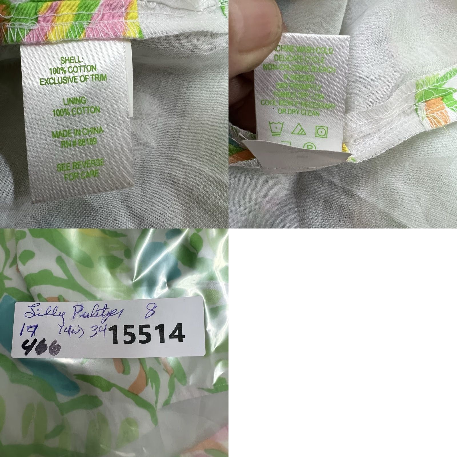 Lilly Pulitzer Lilly Pulitzer Dress Women’s Sleeveless Ollie Dress Elephant Floral Green Size 8 Womens Size M / US 6-8 / IT 42-44 - 8 Thumbnail