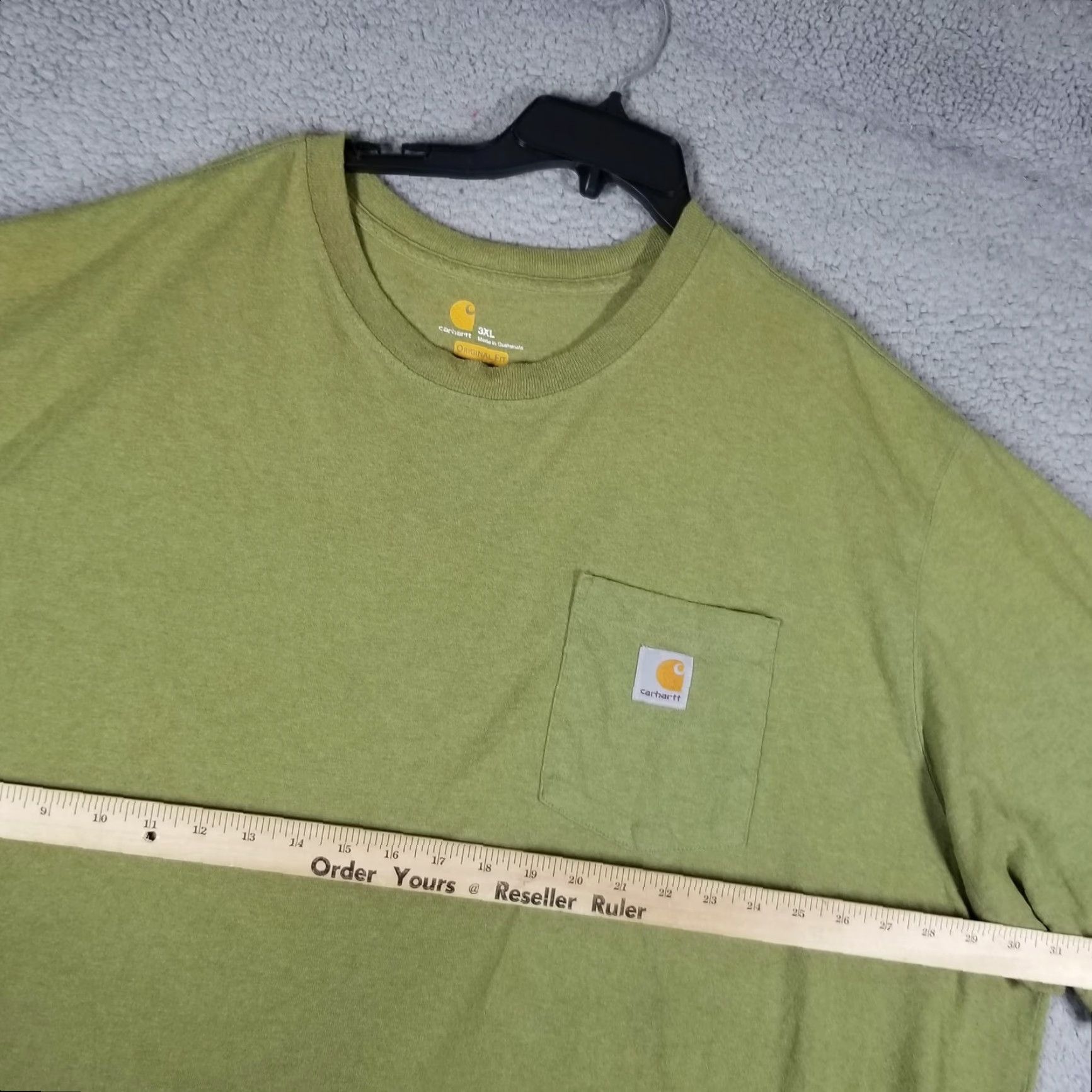 Carhartt Carhartt Mens Tee 3XL Green K87 Original Fit Pocket Short Sleeve Workwear Shirt Size US XXL / EU 58 / 5 - 6 Thumbnail