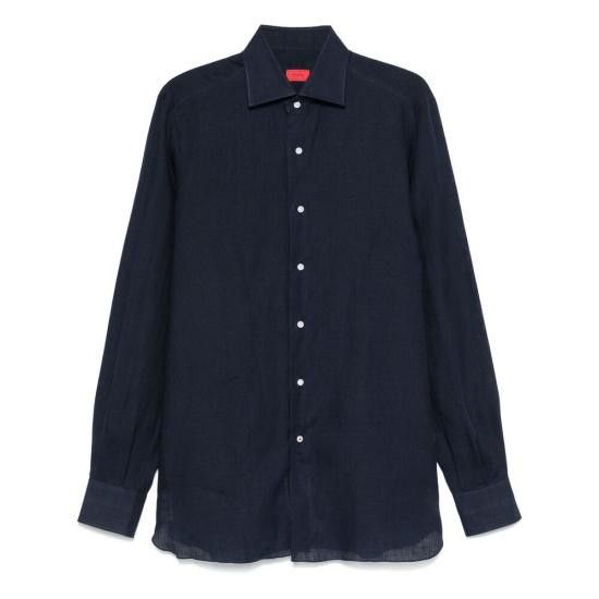 Isaia ISAIA Men Long Tops C9769 MC10TC 27 BLUE Size US M / EU 48-50 / 2 - 1 Thumbnail
