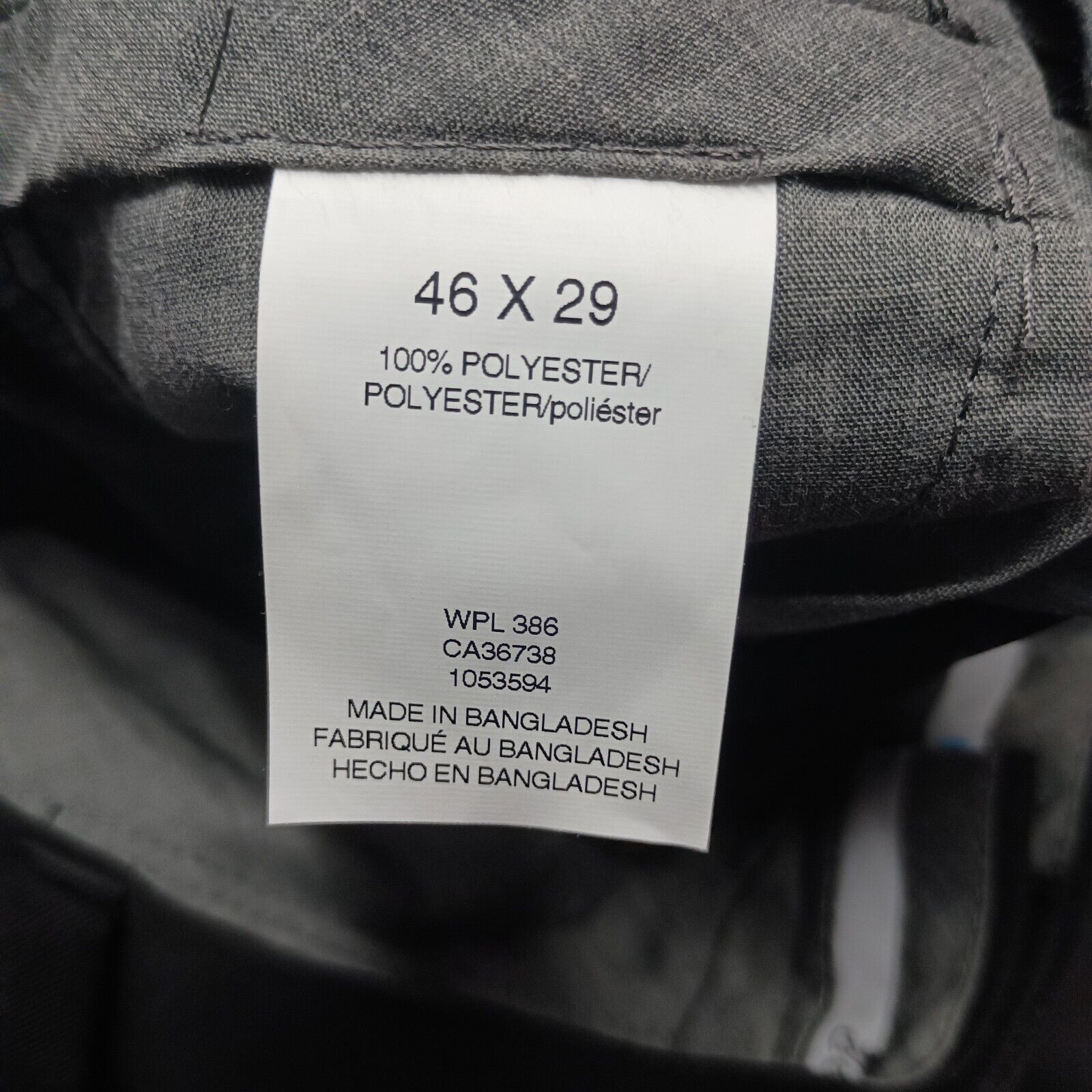 Haggar Haggar Cool 18 Pro Classic Fit Pants Men's 46x29 Black Size US 44 / EU 60 - 5 Thumbnail