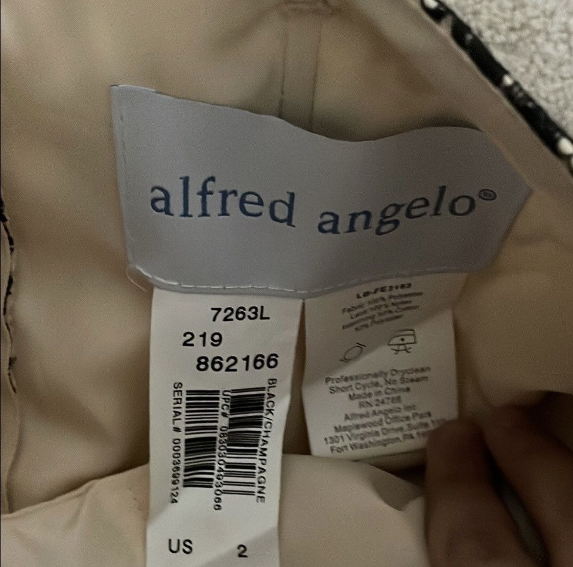 Other Alfred Angelo Black and Tan Strapless Maxi Dress Size XS / US 0-2 / IT 36-38 - 2 Thumbnail