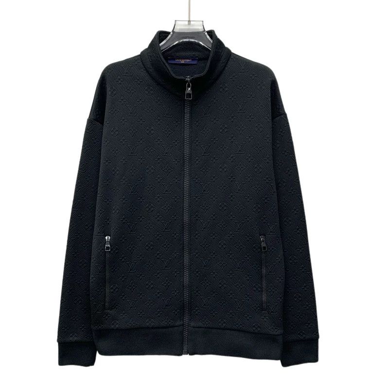 Louis Vuitton Louis Vuitton size M Black logo embossed full-print casual Size 36R - 1 Thumbnail