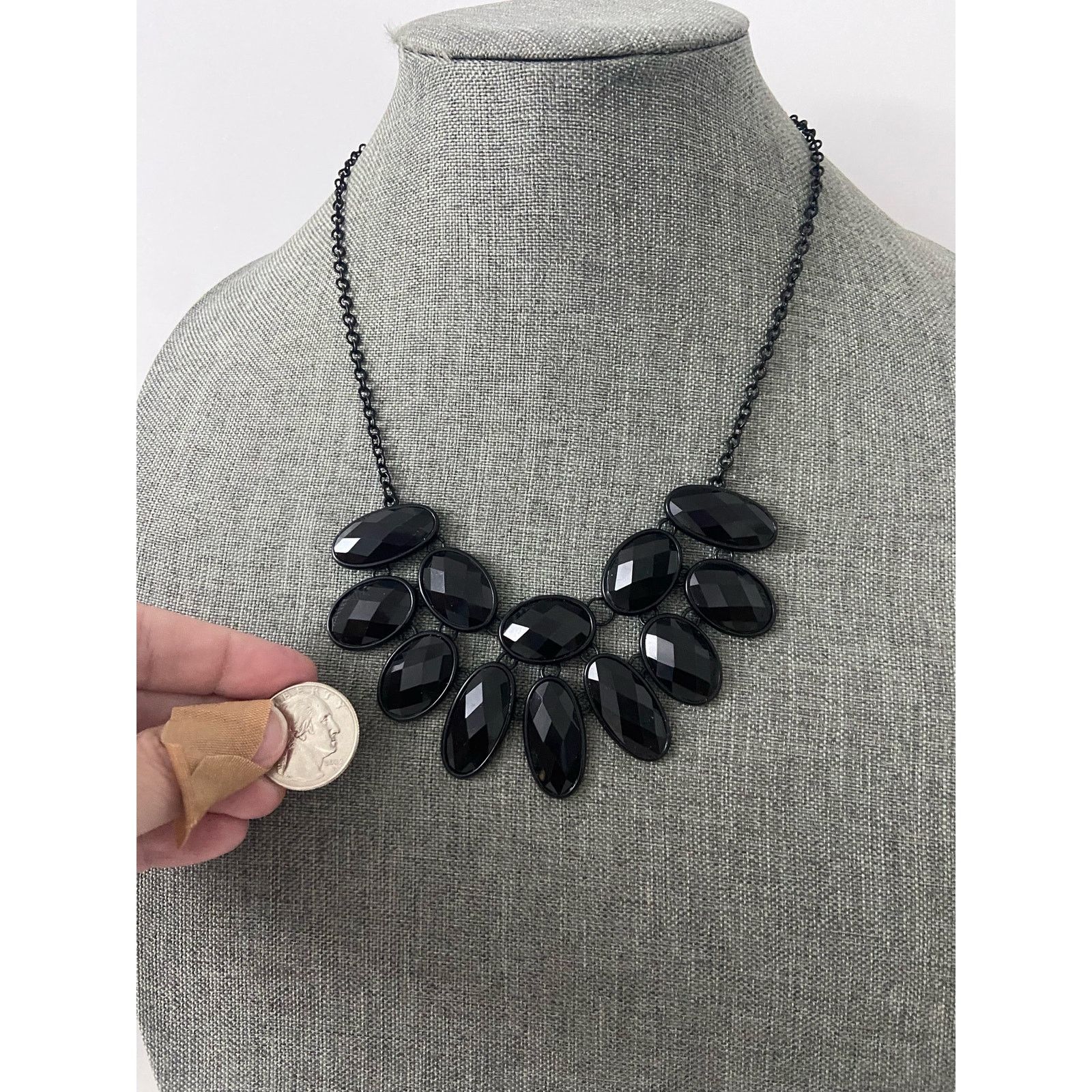 Other black bib necklace Size ONE SIZE - 2 Thumbnail