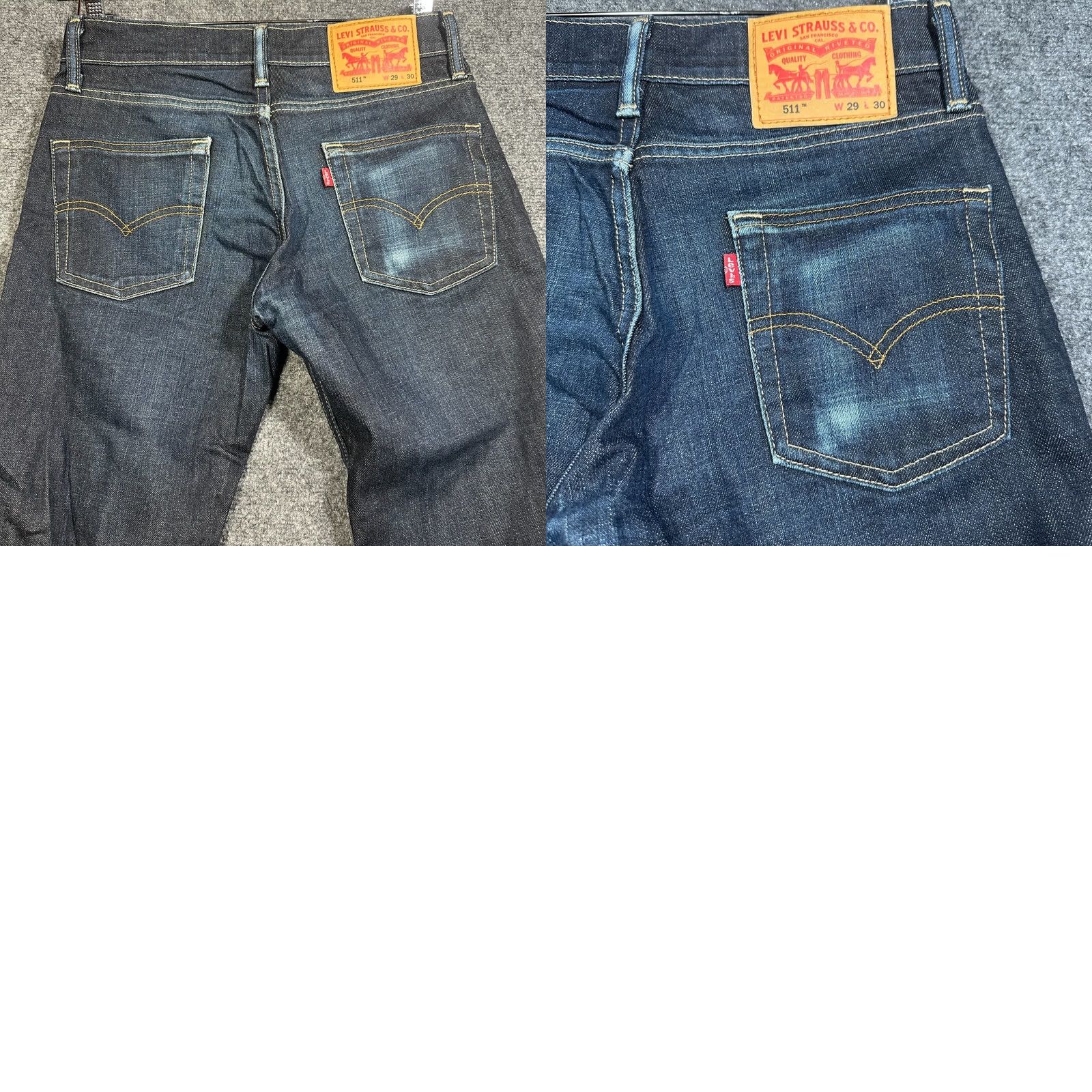 Levi's Levi's 511 Jeans Mens 29 Dark Wash Cotton Stretch Slim Fit Size US 29 - 8 Thumbnail