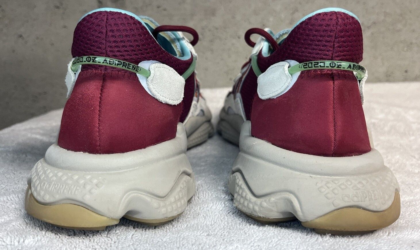 Adidas × size? Adidas size? x Ozweego ‘Lake Oswego’ Burgundy Men's Size 9.5 Size US 9.5 / EU 42-43 - 7 Thumbnail