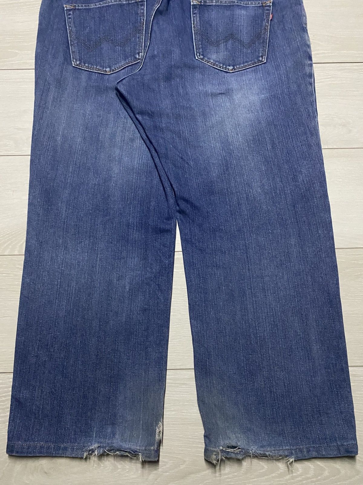 Edwin Vintage Edwin Internatinal basic Blue Wash Big Size W41 Size US 41 - 6 Thumbnail
