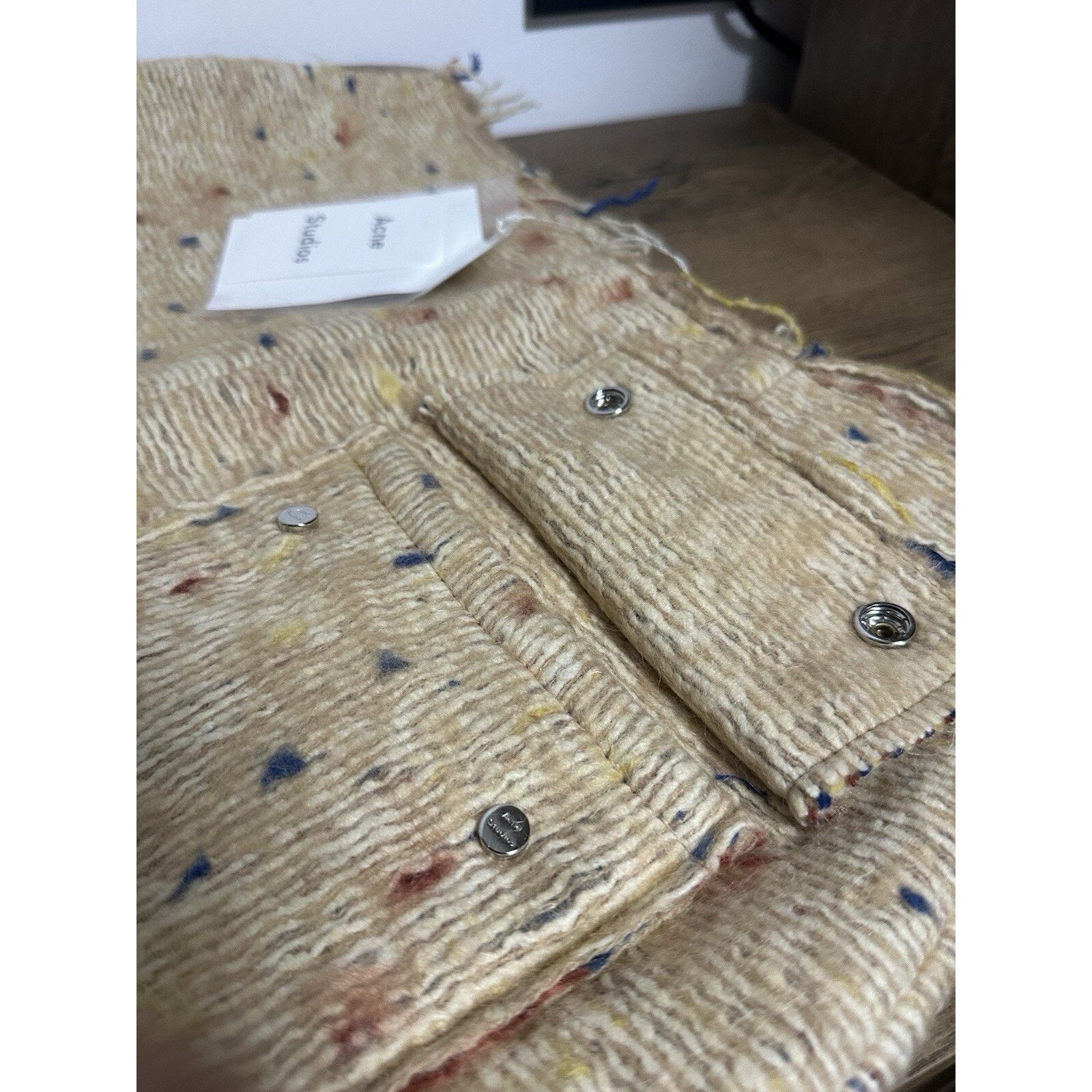 Acne Studios AW/15 Acne Studios Fury Dot Tweed Style Middle Length Skirt Size 28" / US 6 / IT 42 - 10 Thumbnail