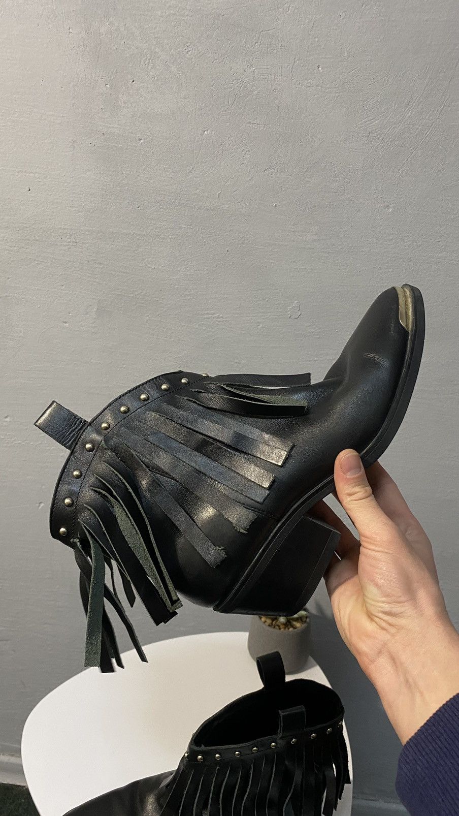 Love Moschino Love Moschino fringe western boot size : EUR 39 Size US 9 / IT 39 - 4 Thumbnail