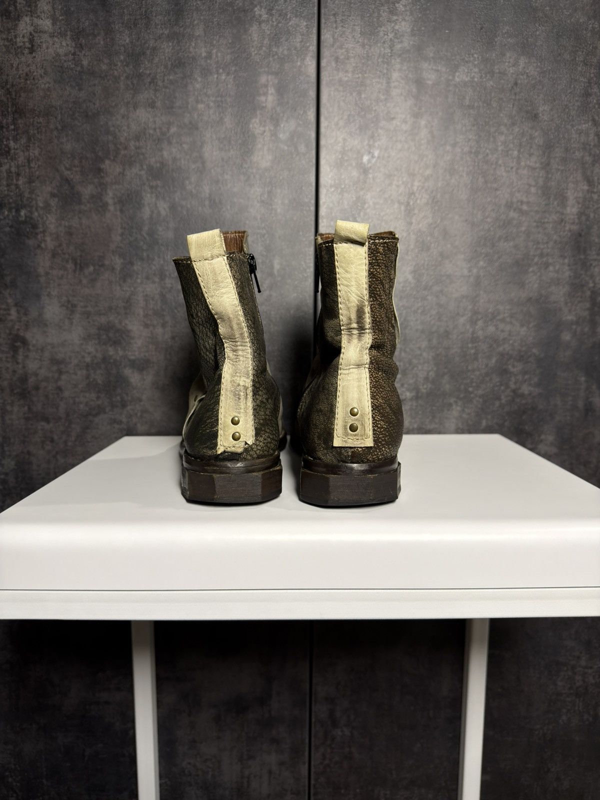 A.S.98 Vintage Leather Boots AS98 Guidi Balenciaga Dirk Owens Yohji Size US 9 / IT 39 - 14 Thumbnail