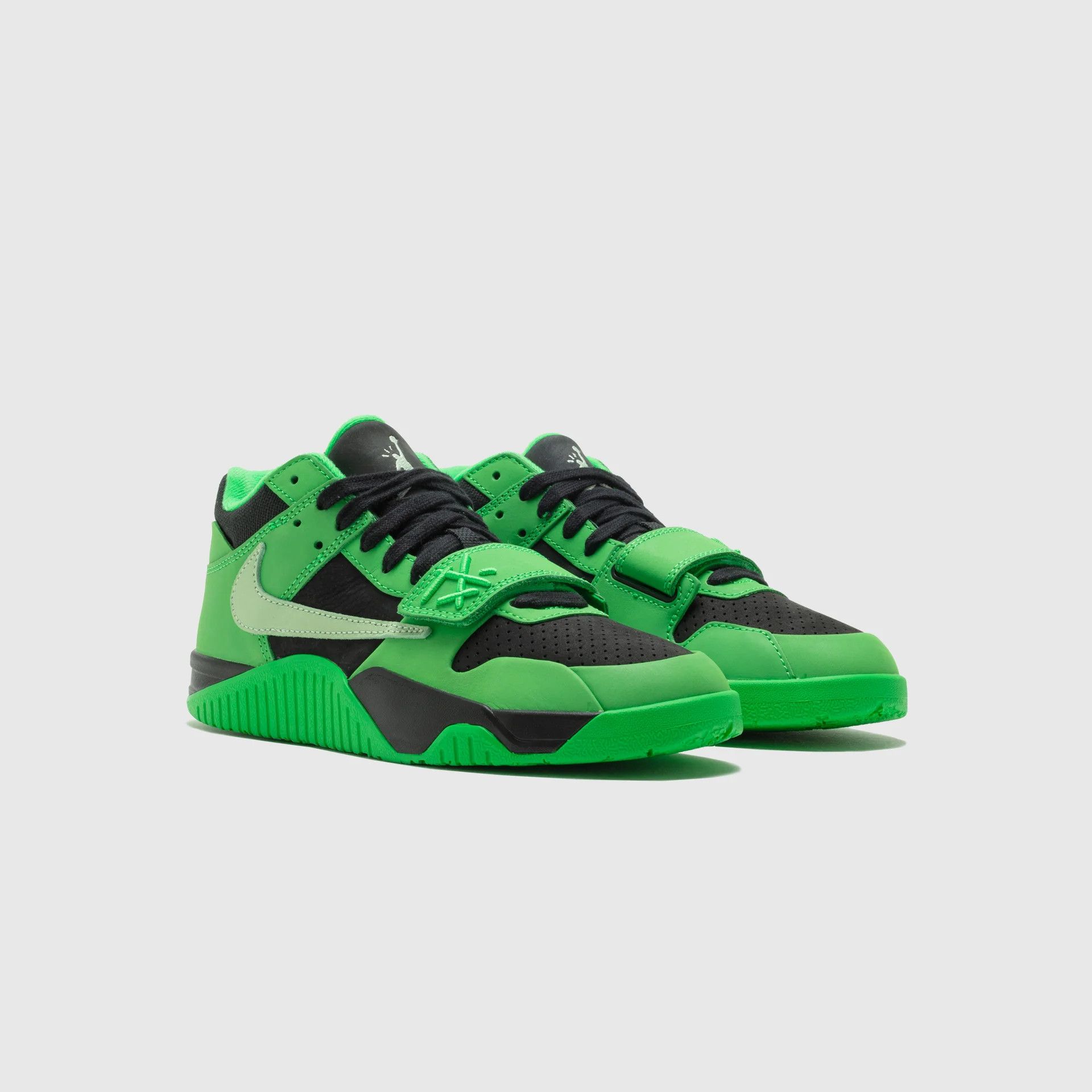 Nike × Travis Scott Jordan CJ1 T-Rexx Travis Scott Green Spark Size US 12 / EU 45 - 2 Thumbnail