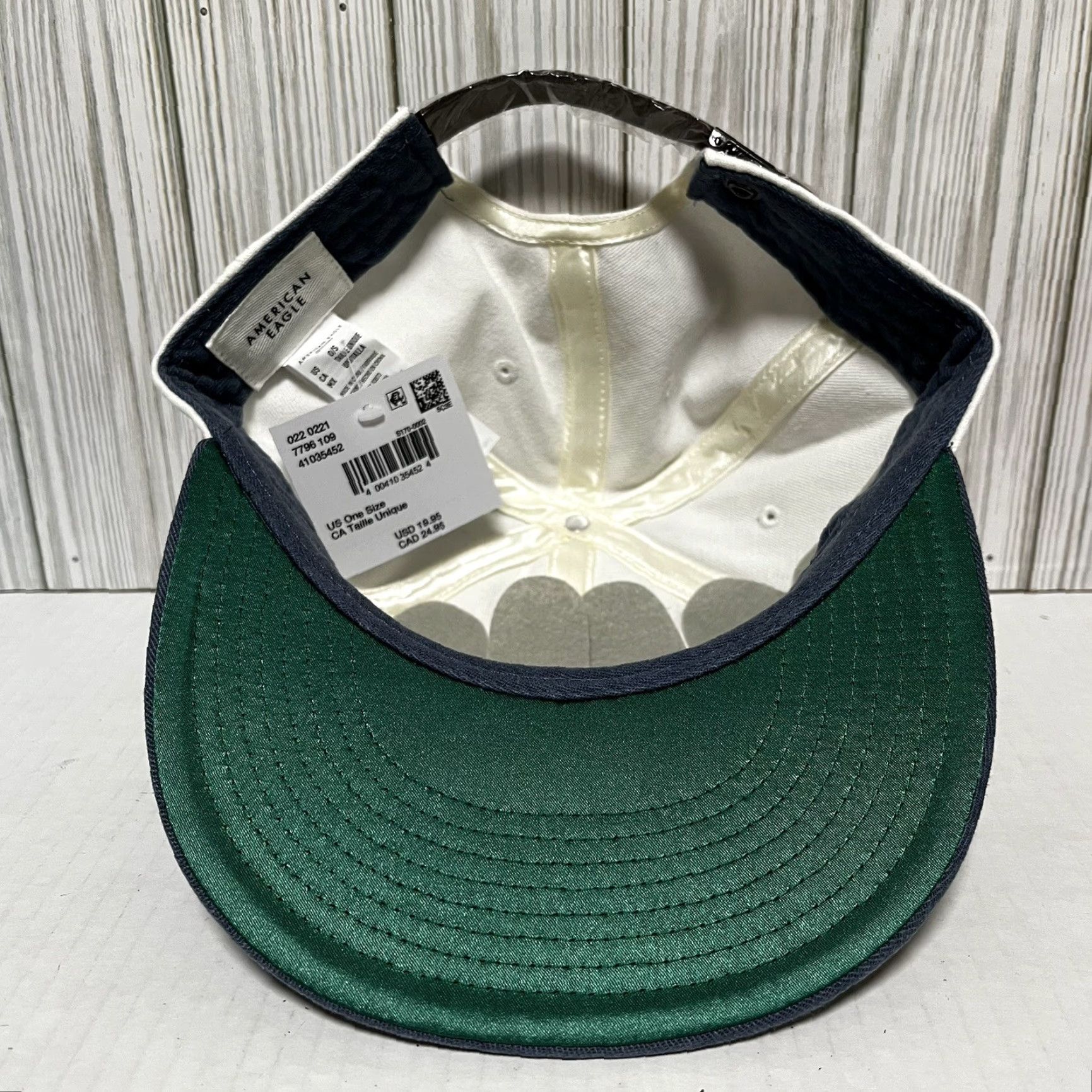 American Eagle Outfitters Team USA Hat Cap American Eagle Outfitters Strap Back Mens White Satin Under NWT Size ONE SIZE - 5 Thumbnail