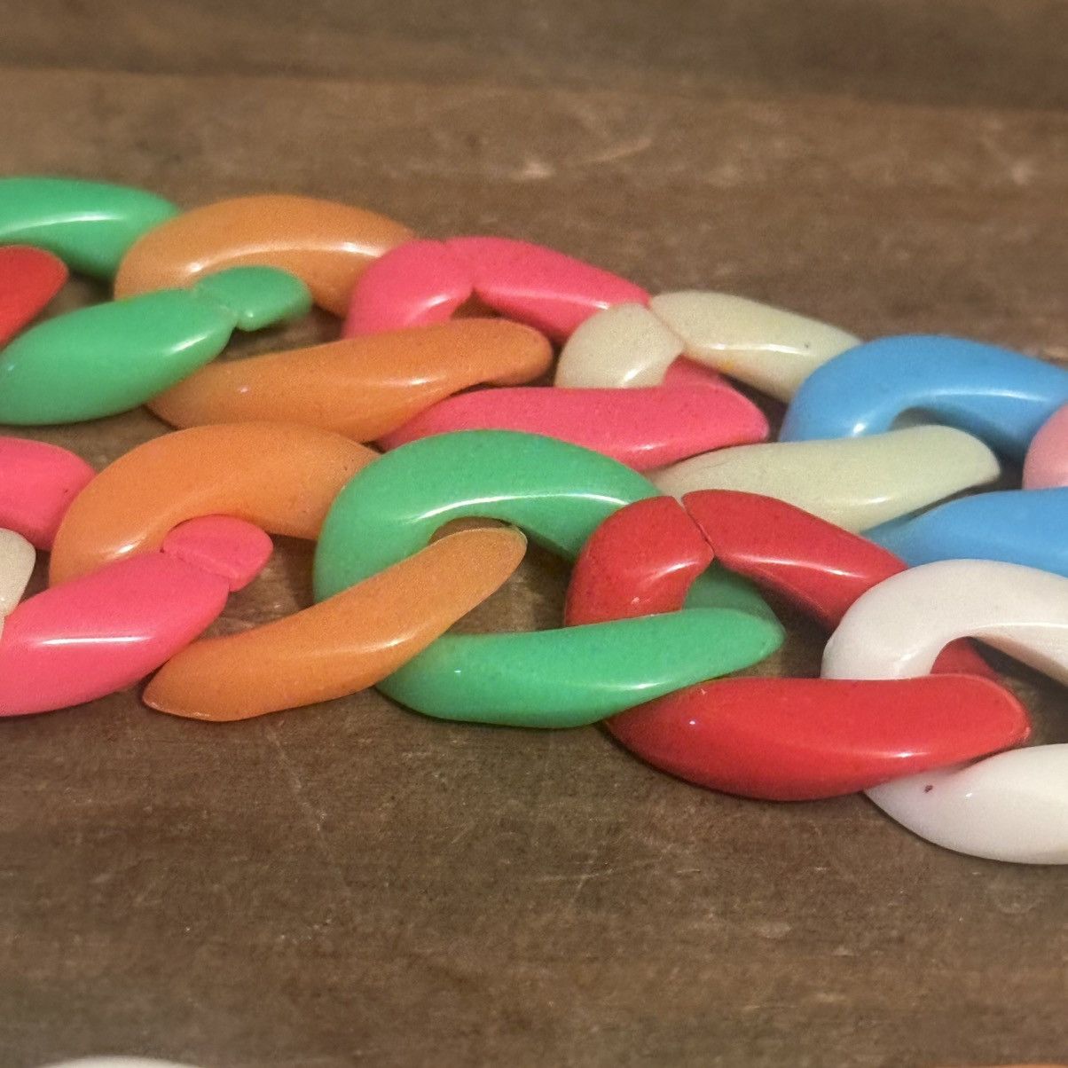 Other Multicolor acrylic link necklace Size ONE SIZE - 3 Thumbnail