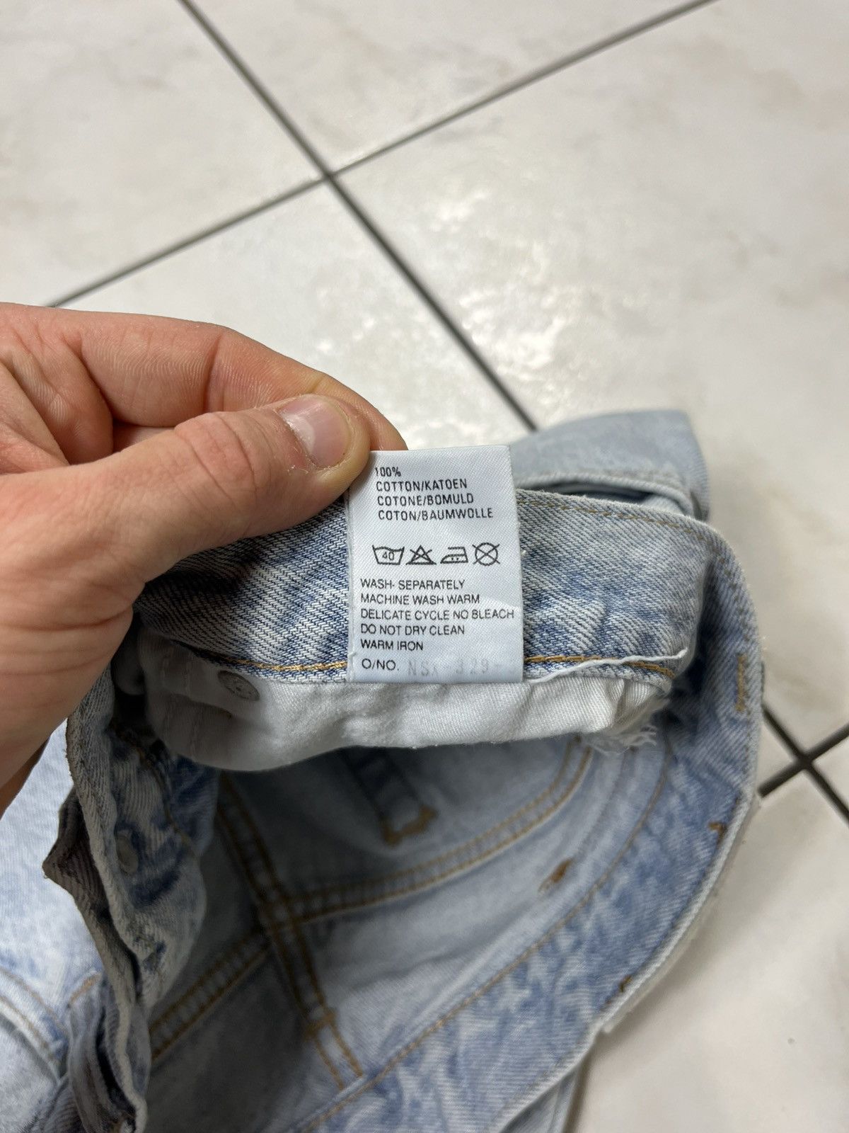 Edwin × Vintage Vintage Edwin newton slim baggy distressed denim pants jeans Size US 34 / EU 50 - 22 Thumbnail