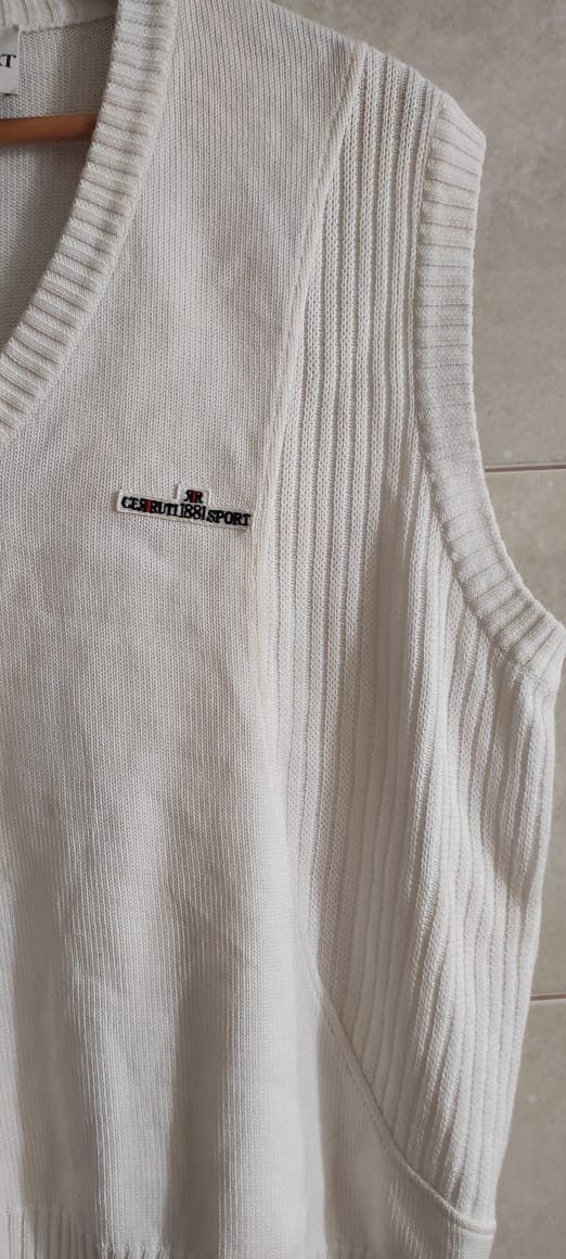 Cerruti 1881 CERRUTI 1881 80'S JIMMY CONNORS TENNIS WOOL TANK TOP Size US M / EU 48-50 / 2 - 3 Thumbnail
