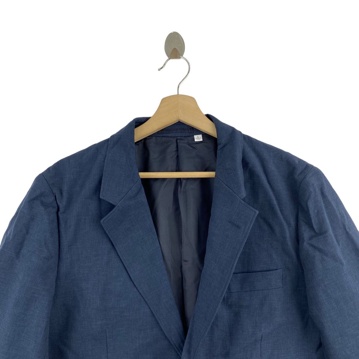 Christophe Lemaire UNIQLO x CHRISTOPHE LEMAIRE Japan Plain Navy Blazer Coat Size US L / EU 52-54 / 3 - 2 Thumbnail