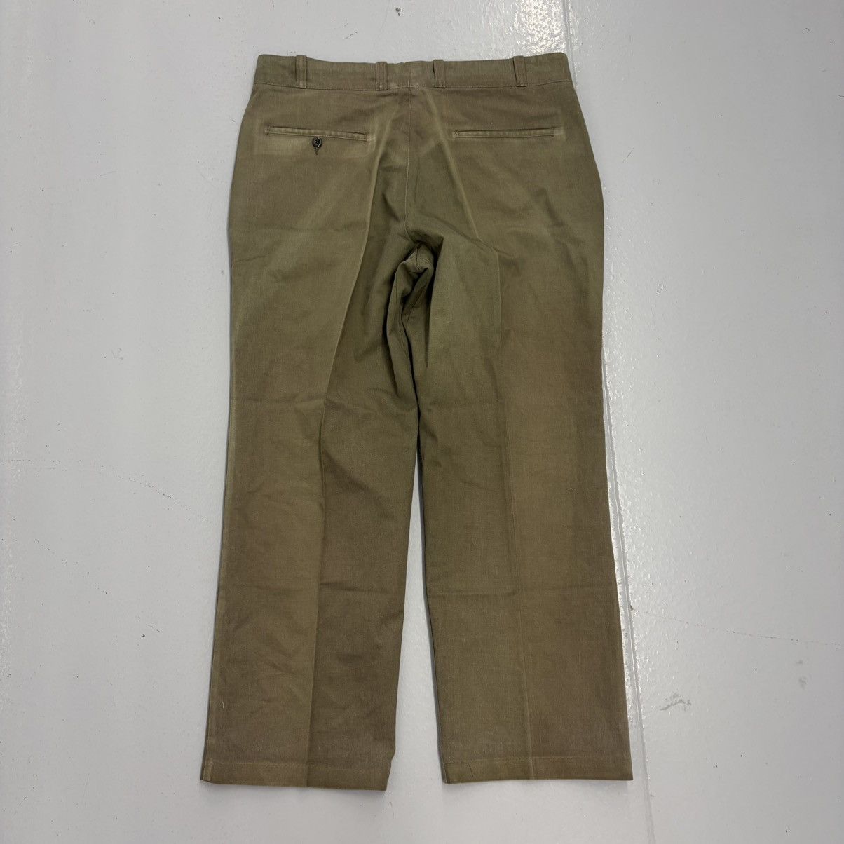 Sears Vintage 60s Sears Green Sanforized Workwear Chinos 36x28 Size US 36 / EU 52 - 2 Thumbnail