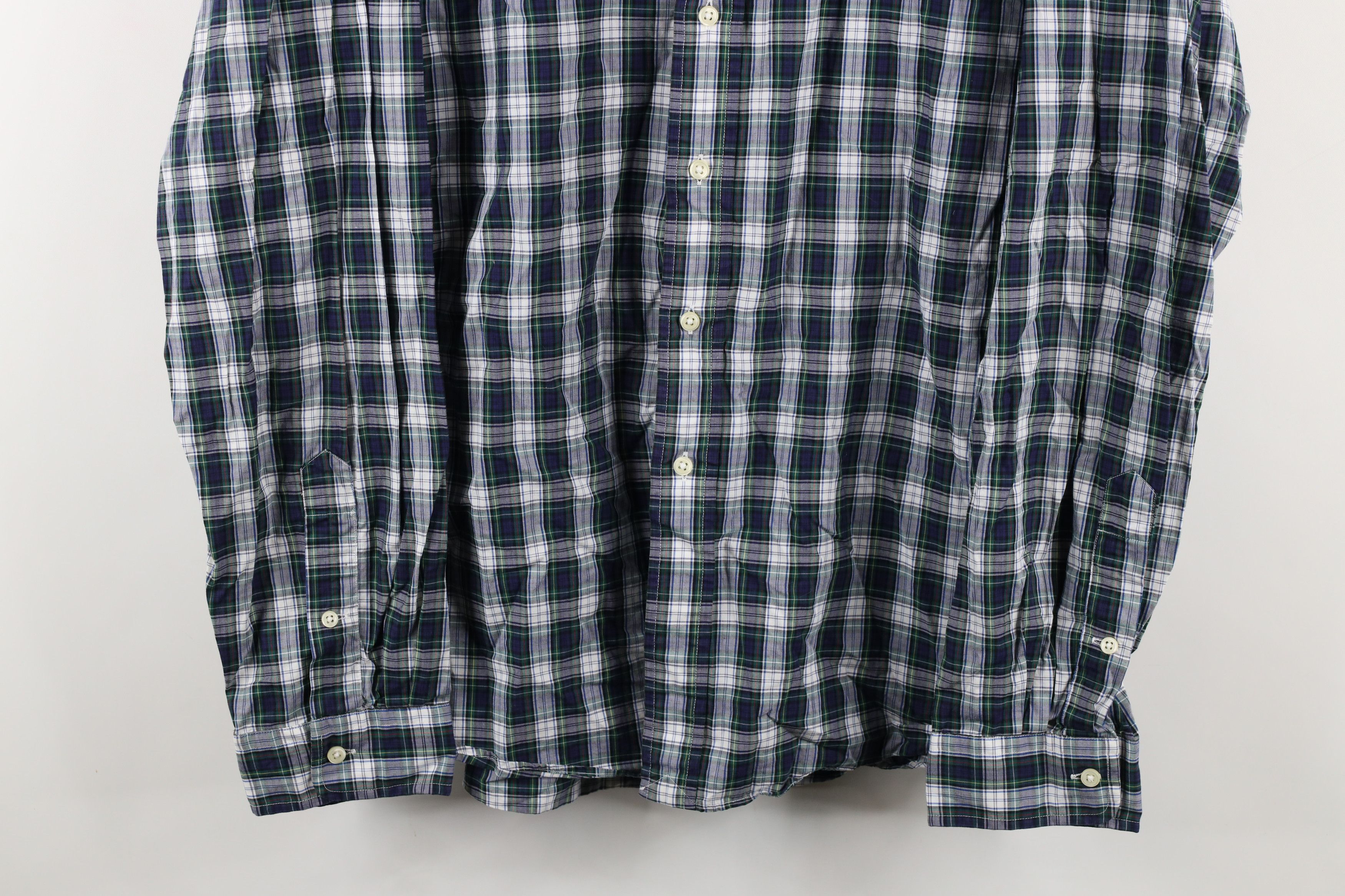 Ralph Lauren × Vintage Vintage 90s Ralph Lauren Collared Button Down Shirt Plaid Size US XXL / EU 58 / 5 - 3 Thumbnail