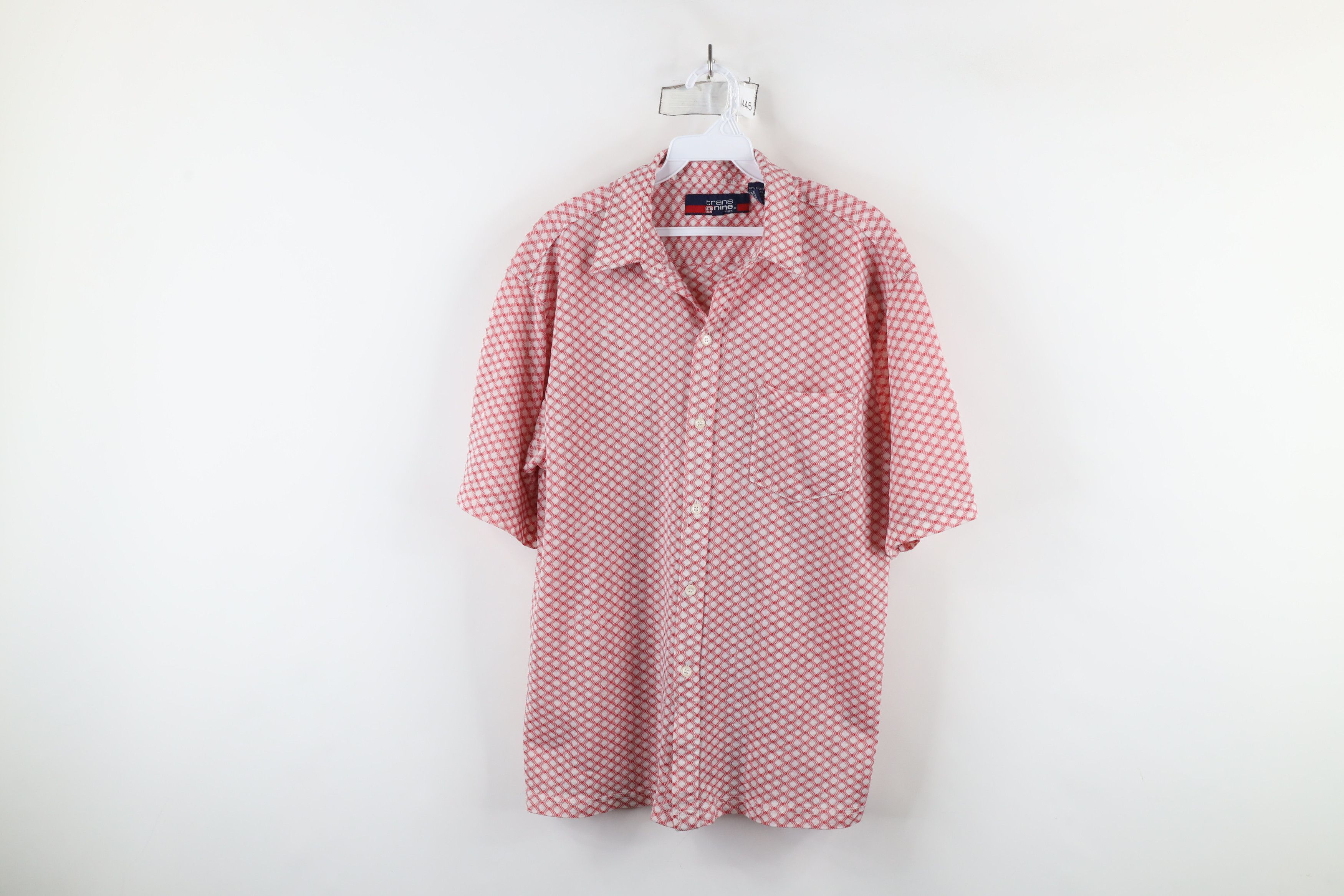 Vintage Vintage 90s Y2K Streetwear Rave Short Sleeve Button Shirt Size US L / EU 52-54 / 3 - 1 Thumbnail