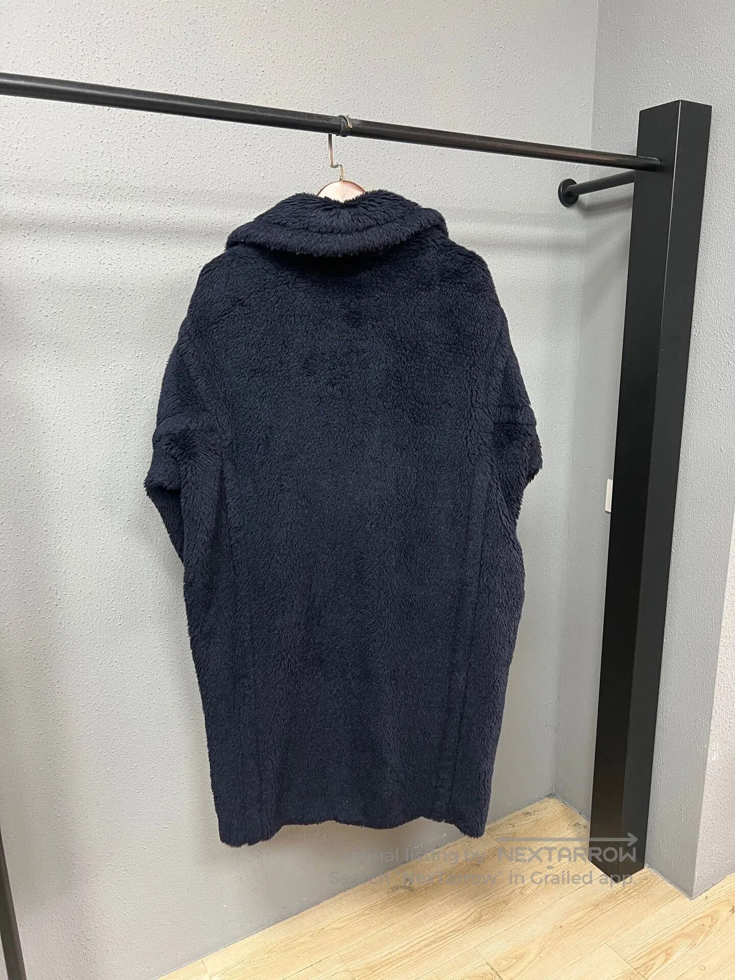Max Mara Maxmara Blue Teddy Coat Size S. Size S / US 4 / IT 40 - 2 Thumbnail