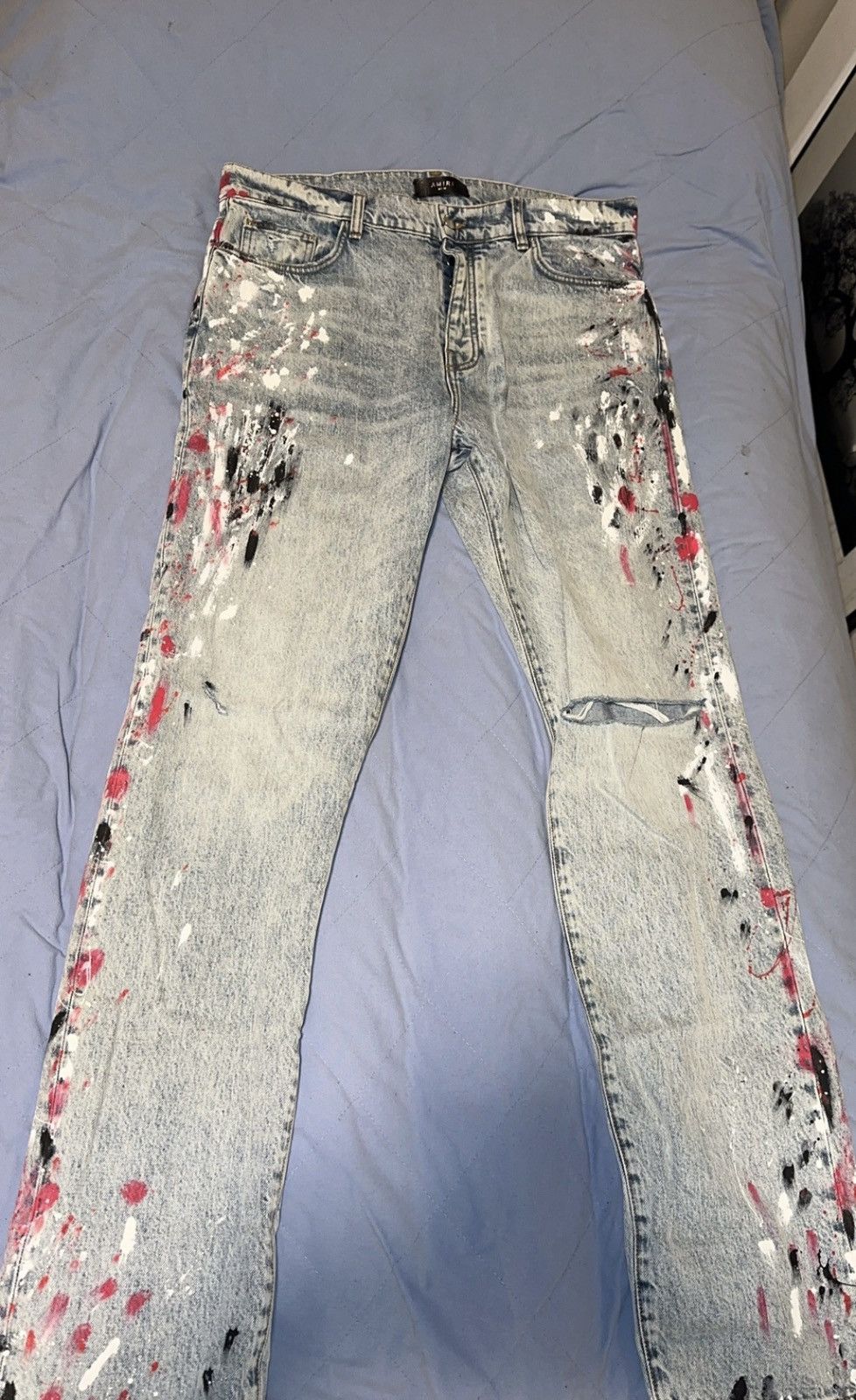 Amiri Amiri Painted Jeans Size US 34 / EU 50 - 1 Thumbnail