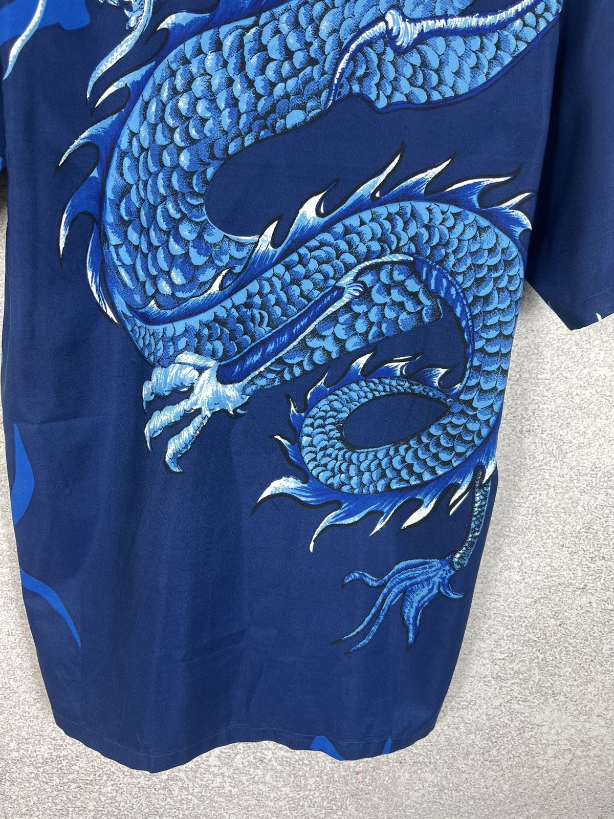 Vintage Vintage Y2K Dragon All Overprinted Crazy Shirt Size US XL / EU 56 / 4 - 5 Thumbnail