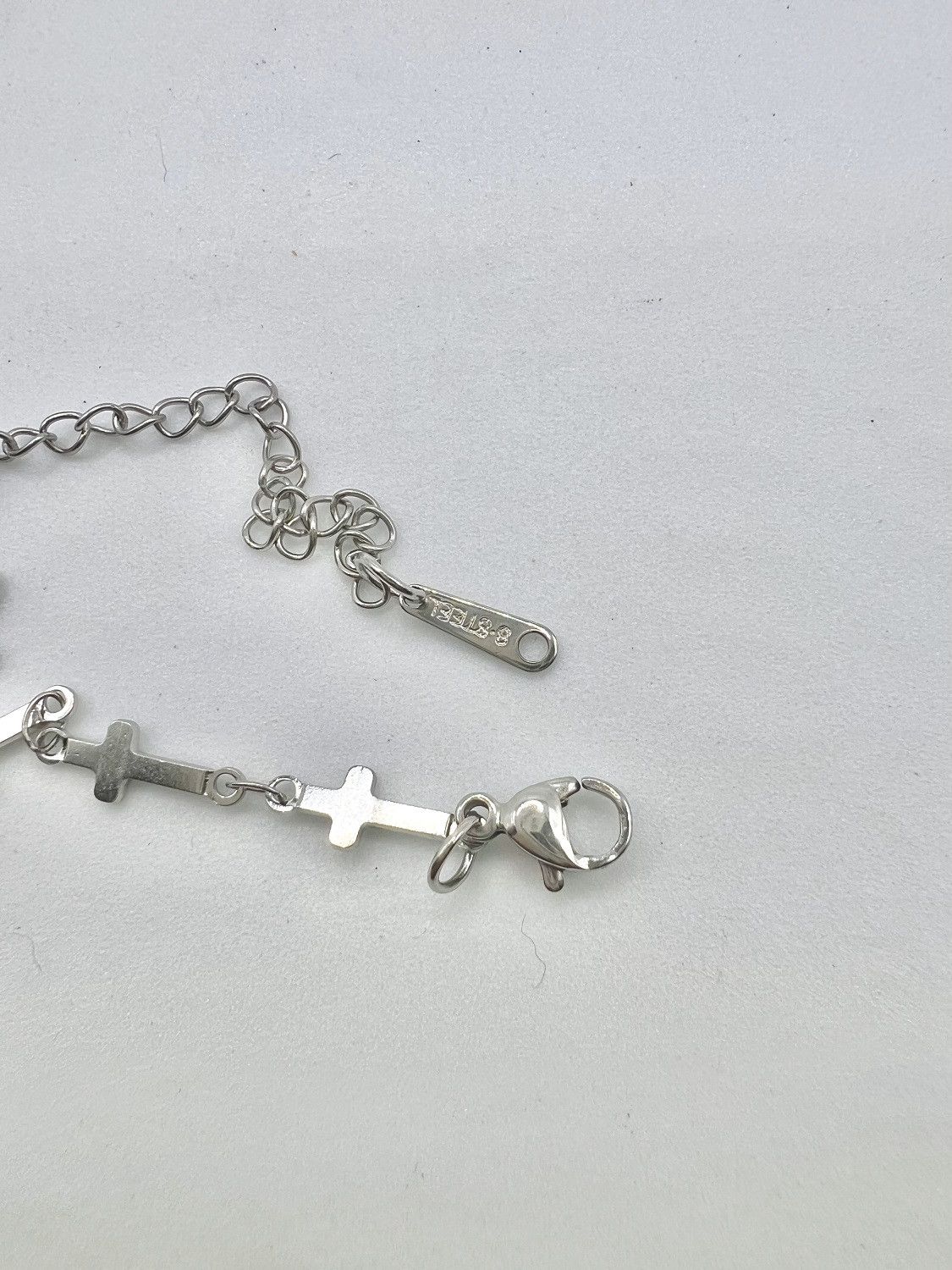 Handmade Cross Chain Stainless Steel Bracelet Size ONE SIZE - 3 Thumbnail