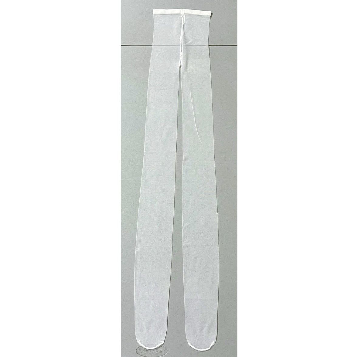 Vintage White Invisible Tights Stockings Pantyhose Hosiery Size S 🤍 Size ONE SIZE - 4 Thumbnail