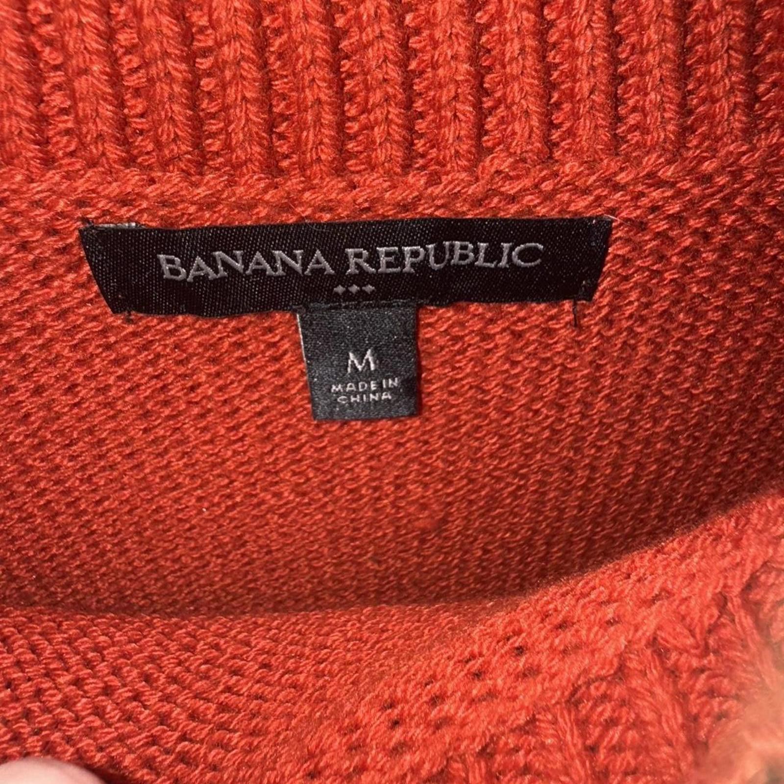 Banana Republic Banana Republic burnt orange sweater #winterknits Size M / US 6-8 / IT 42-44 - 3 Thumbnail