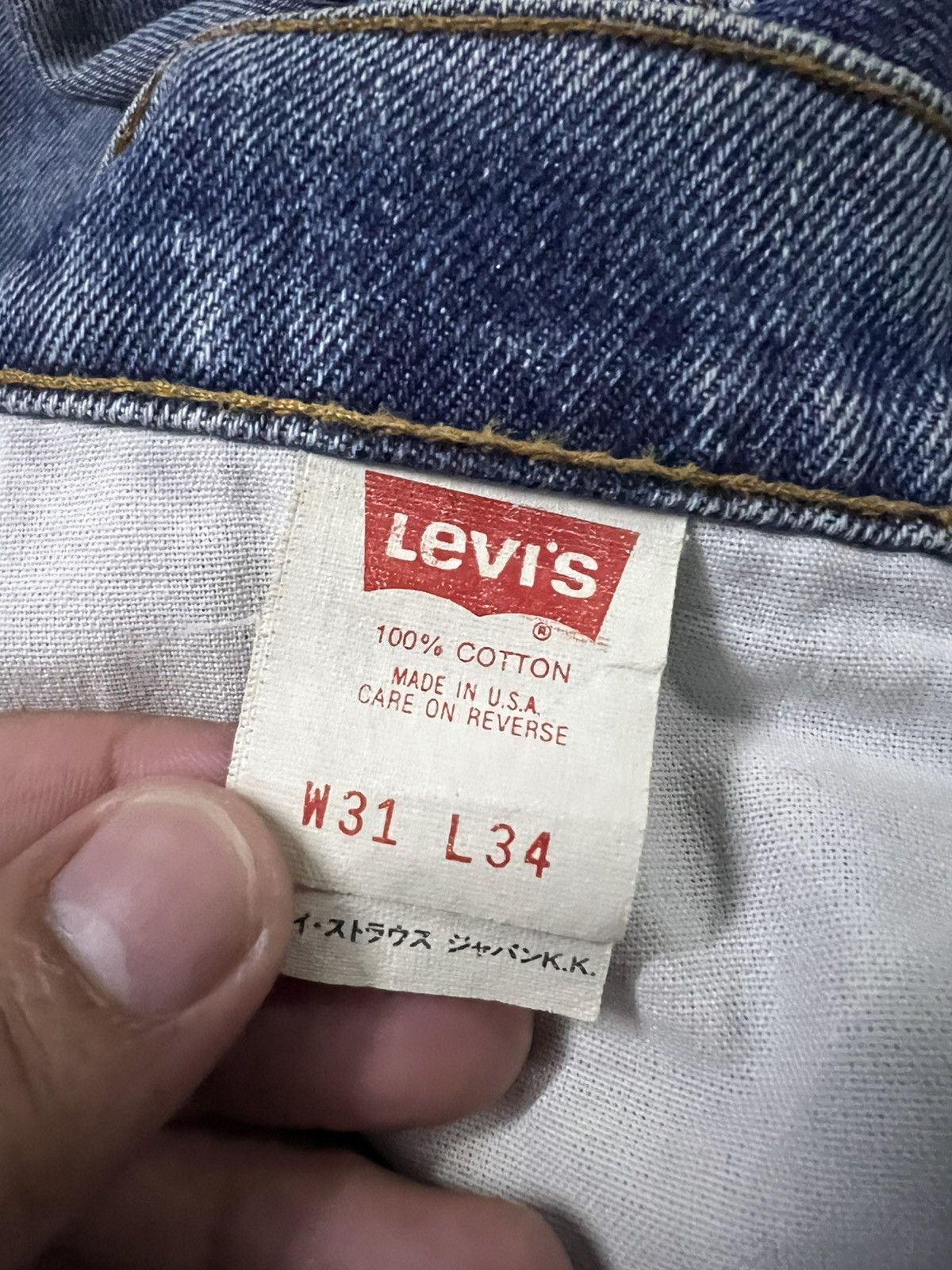 Levi's 1993 Vintage Levis 510 USA Distressed Blue Jean Size US 28 / EU 44 - 20 Thumbnail